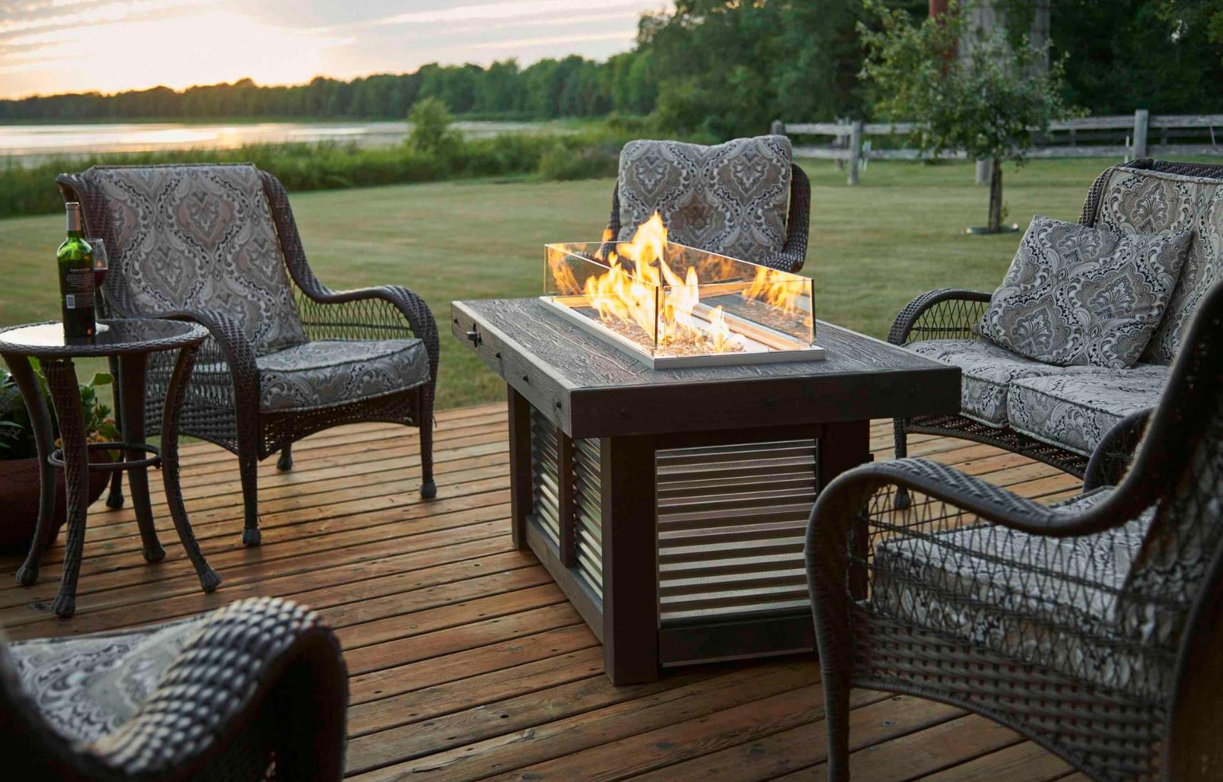 Fire Pit Tables Protective Covers | Outdoor GreatRooms