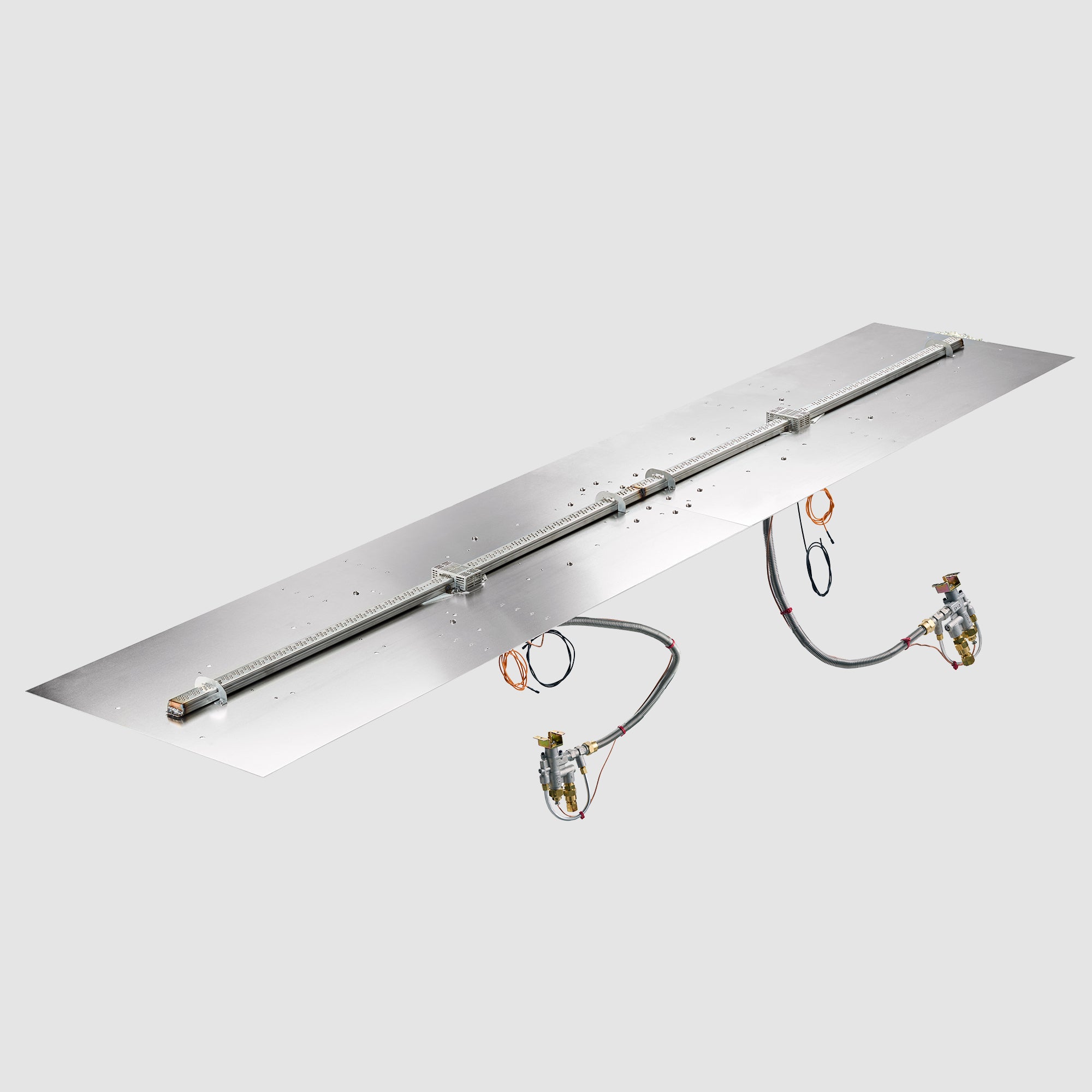 Crystal Fire Plus Linear Gas Burner Insert and Plate Kit