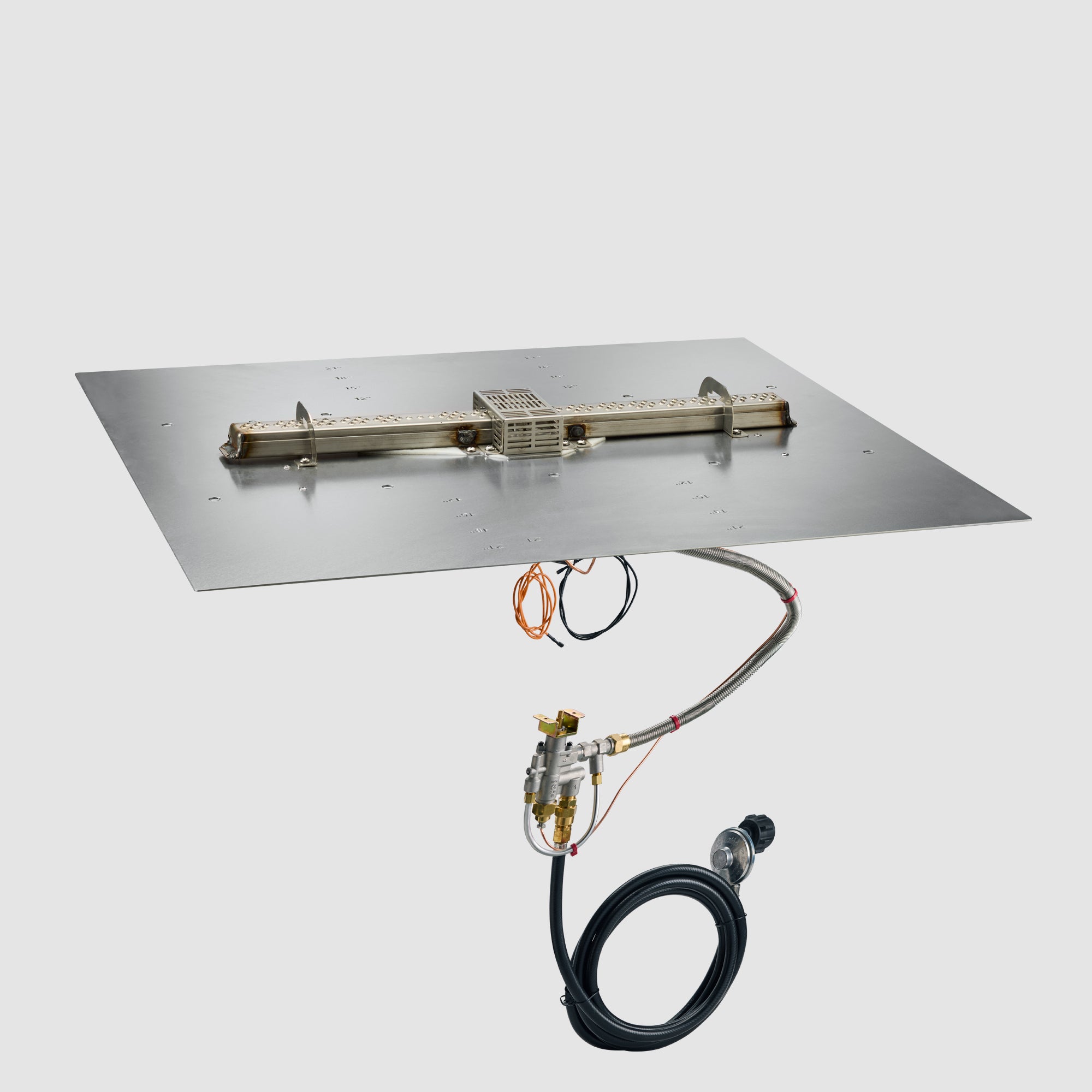 Crystal Fire Plus Linear Gas Burner Insert and Plate Kit