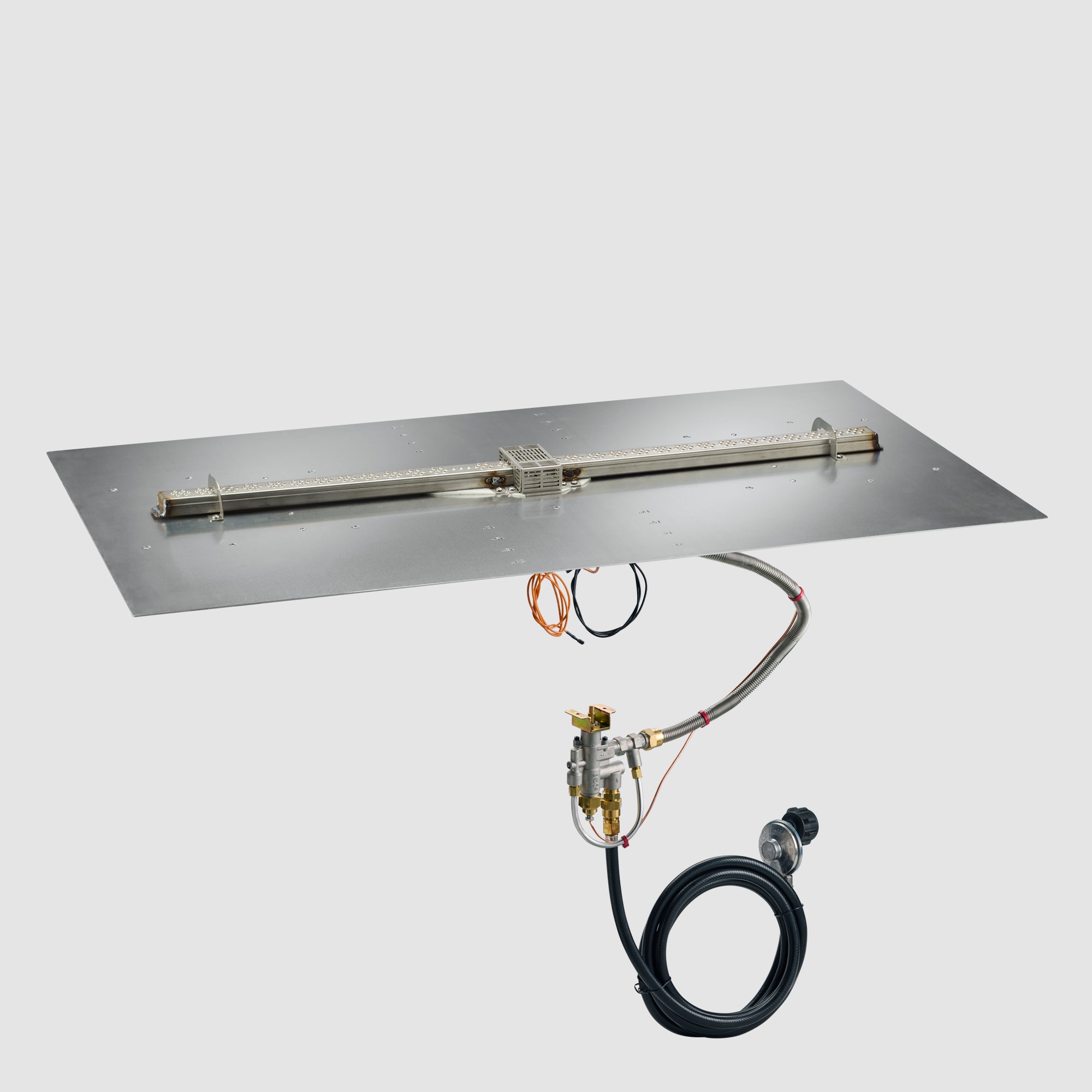 Crystal Fire Plus Linear Gas Burner Insert and Plate Kit