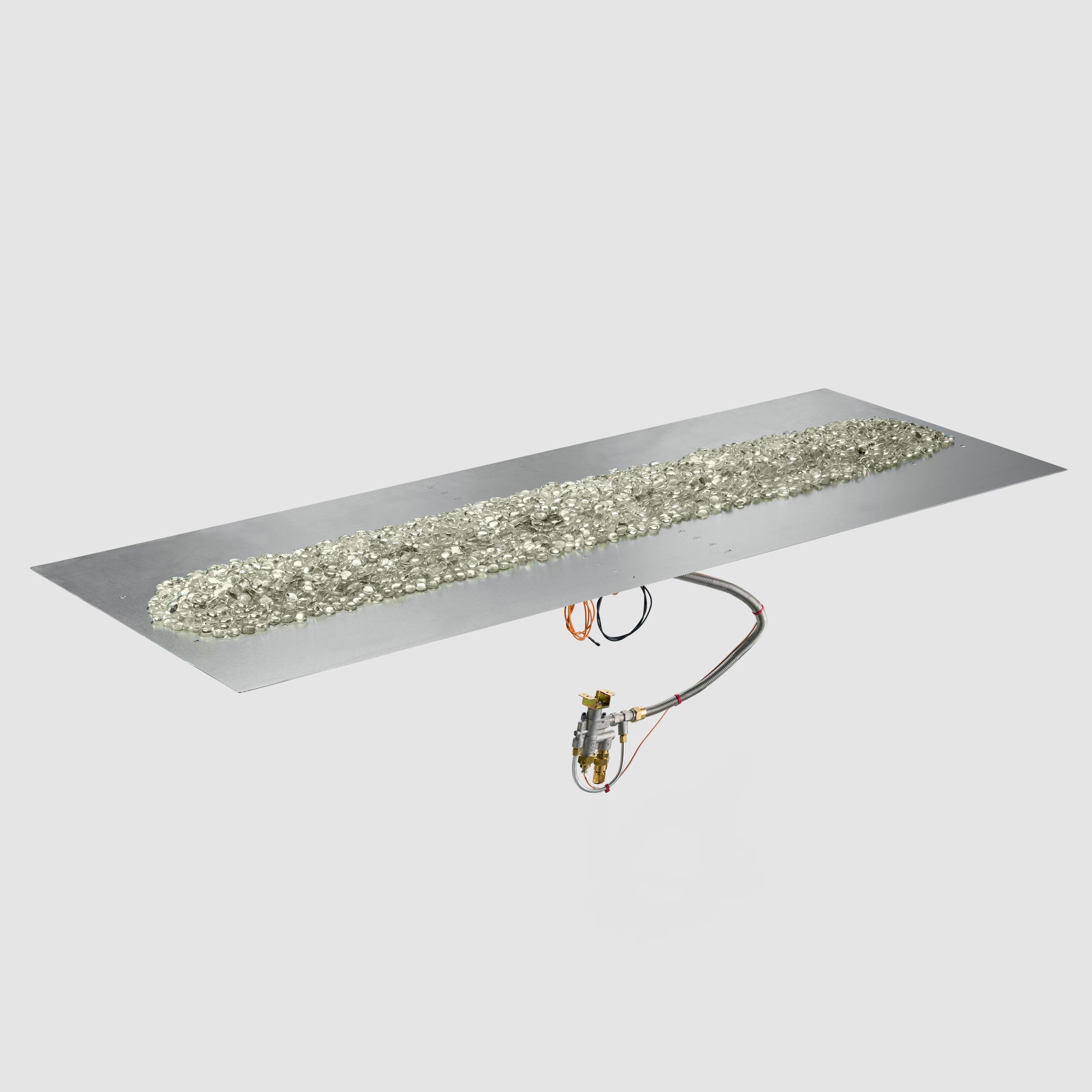 Crystal Fire Plus Linear Gas Burner Insert and Plate Kit