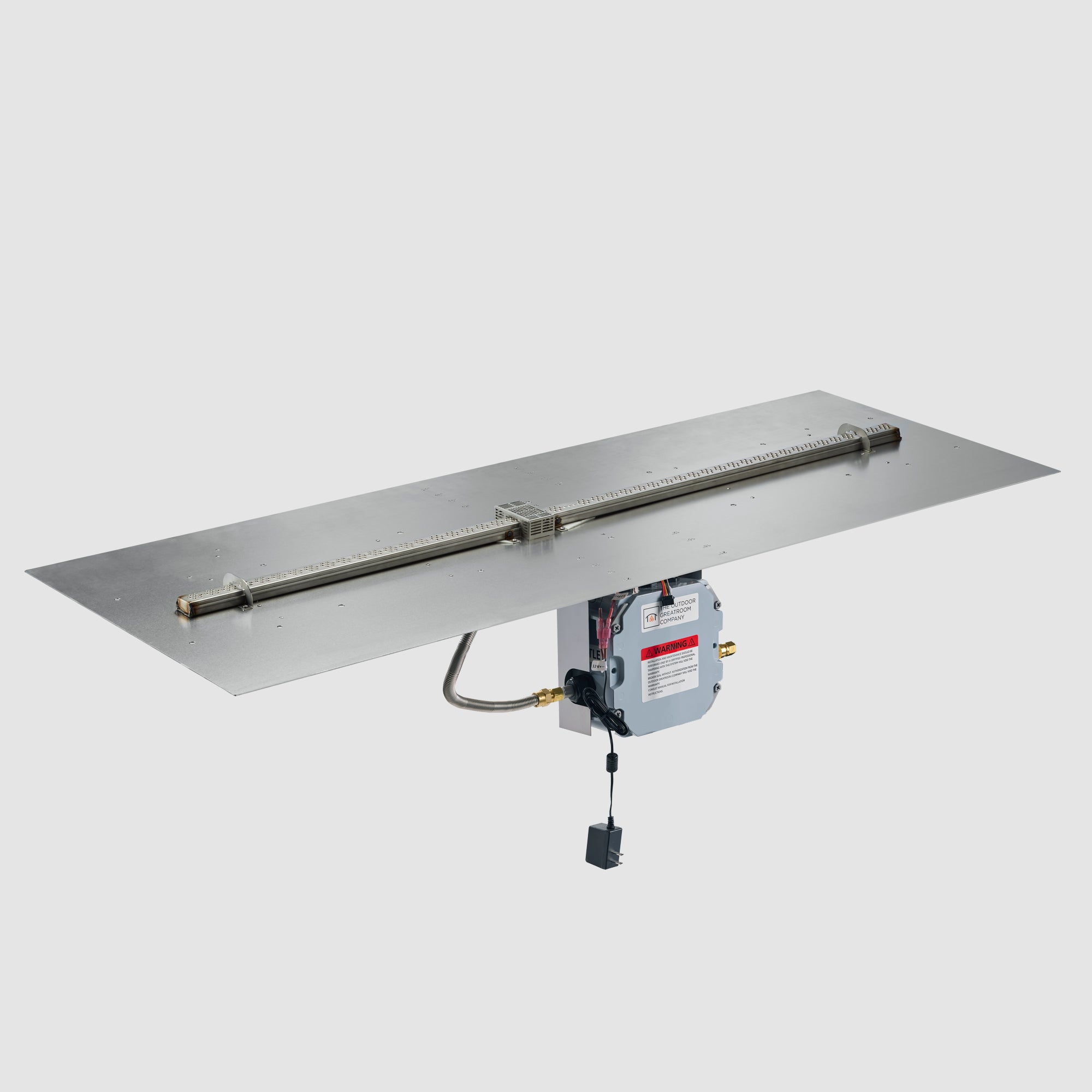 Crystal Fire Plus Linear Gas Burner Insert and Plate Kit