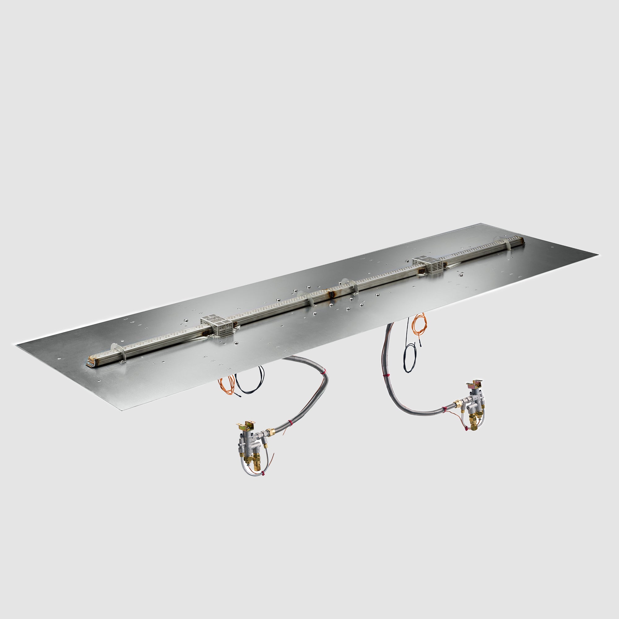 Crystal Fire Plus Linear Gas Burner Insert and Plate Kit