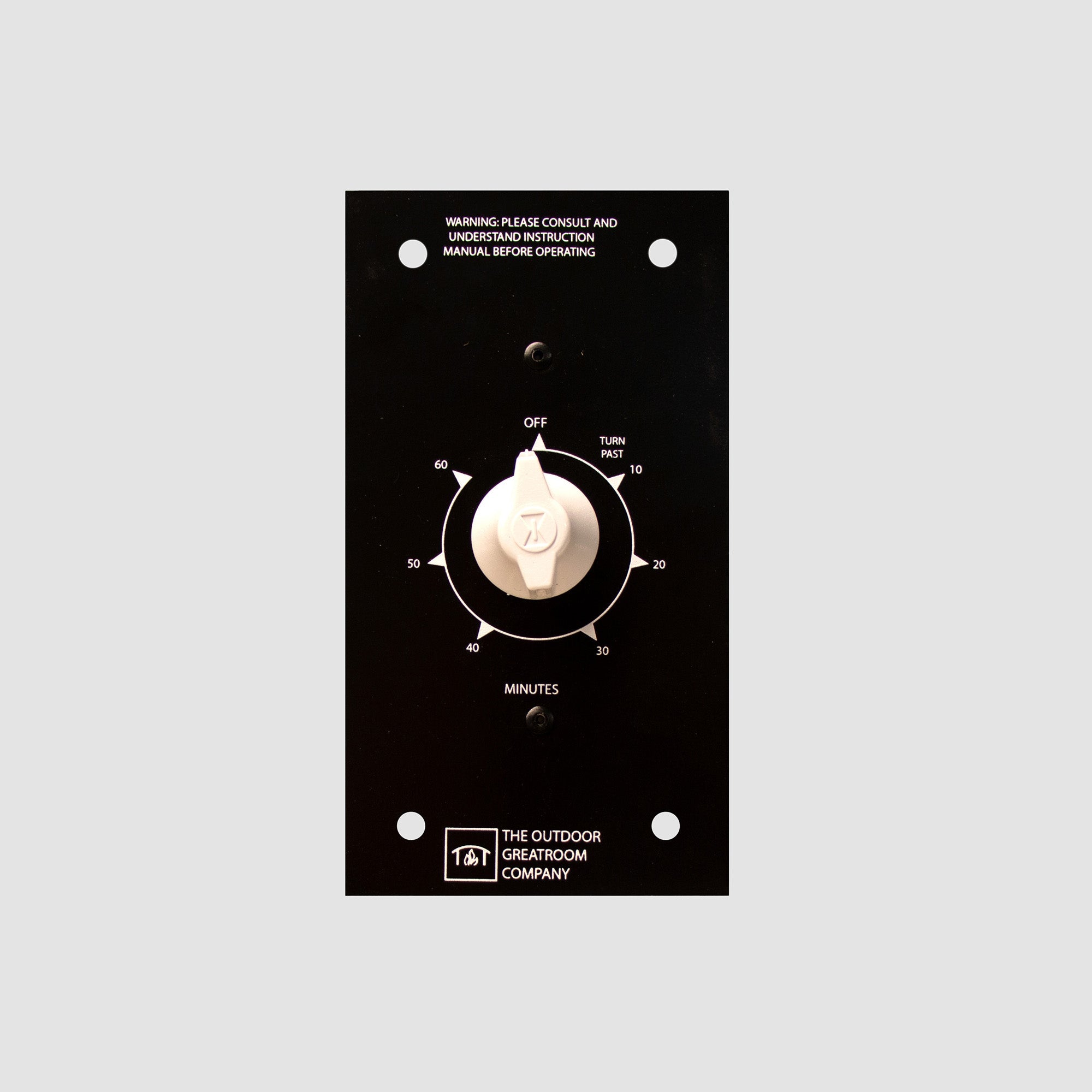 The Direct Spark Ignition System 60-Minute Timer on a grey background