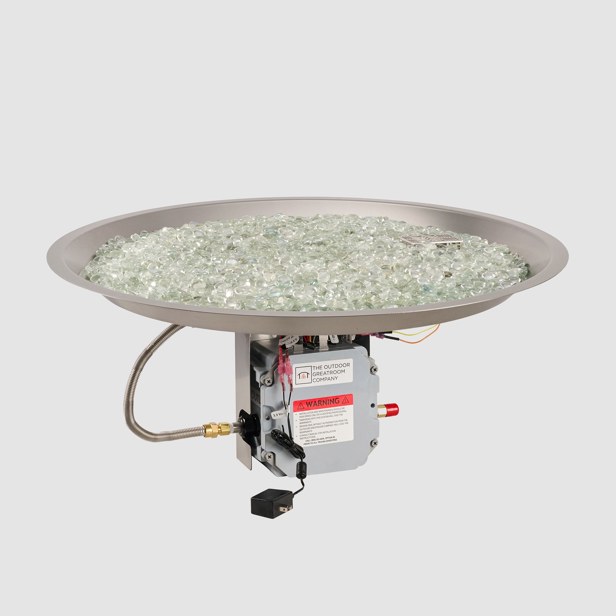 Crystal Fire Plus Round Gas Burner