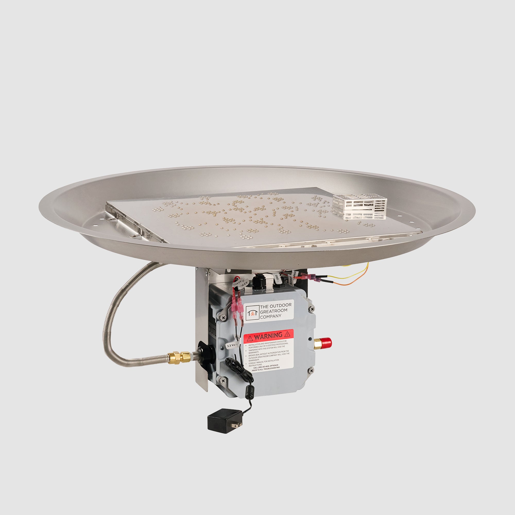 Crystal Fire Plus Round Gas Burner
