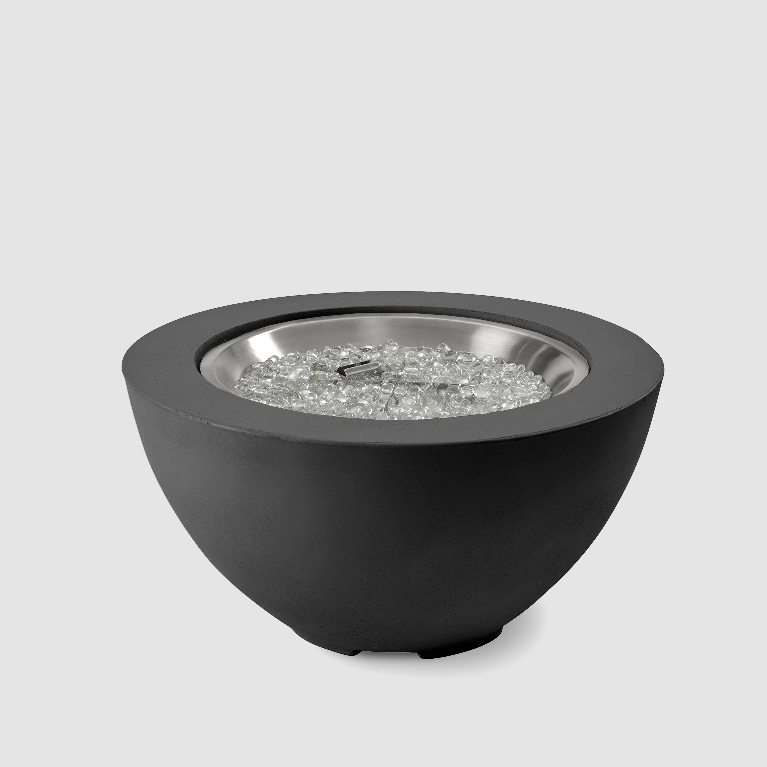 Cove Concrete Bowl Gas Fire Pit