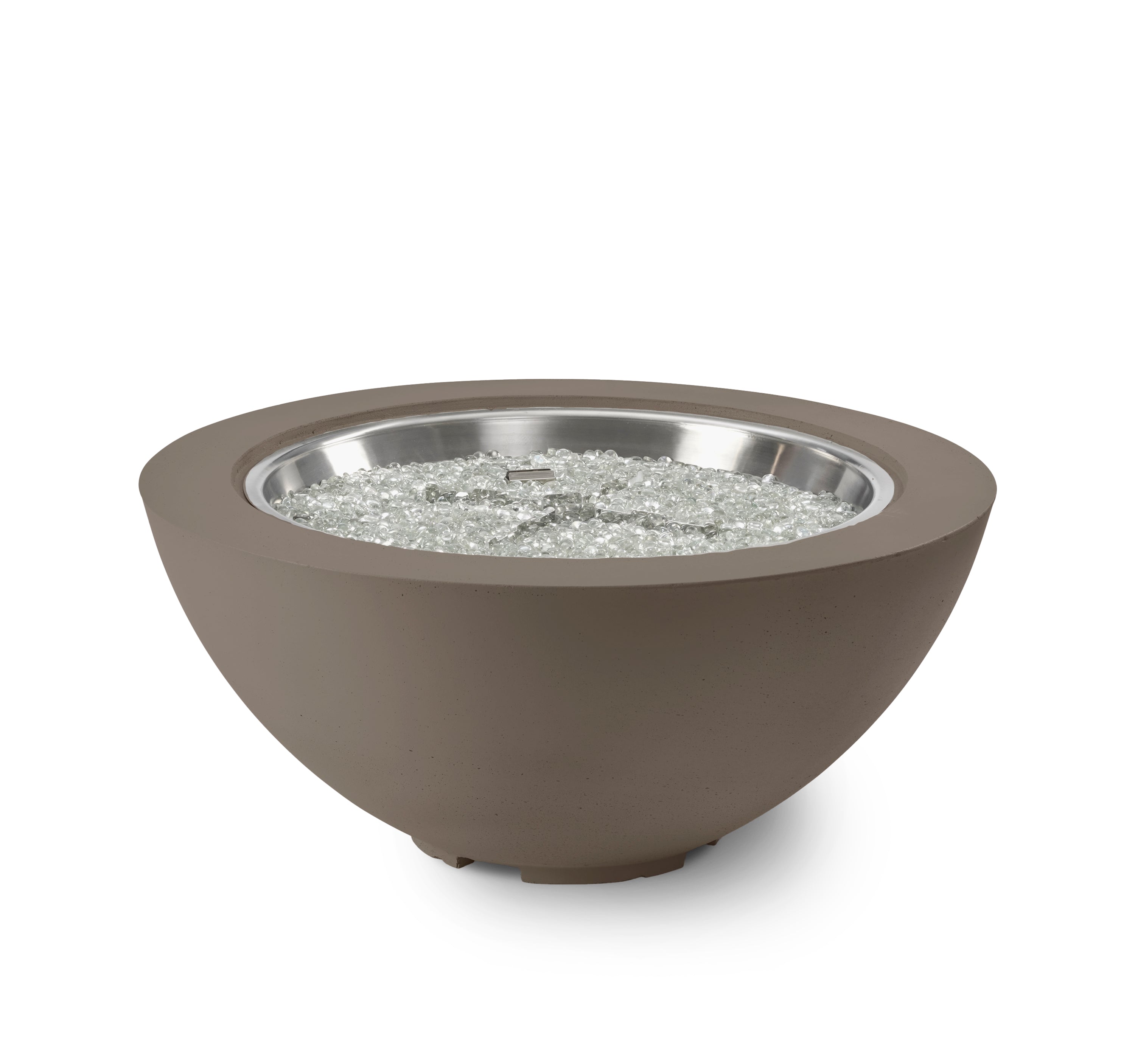 Cove Concrete Bowl Gas Fire Pit