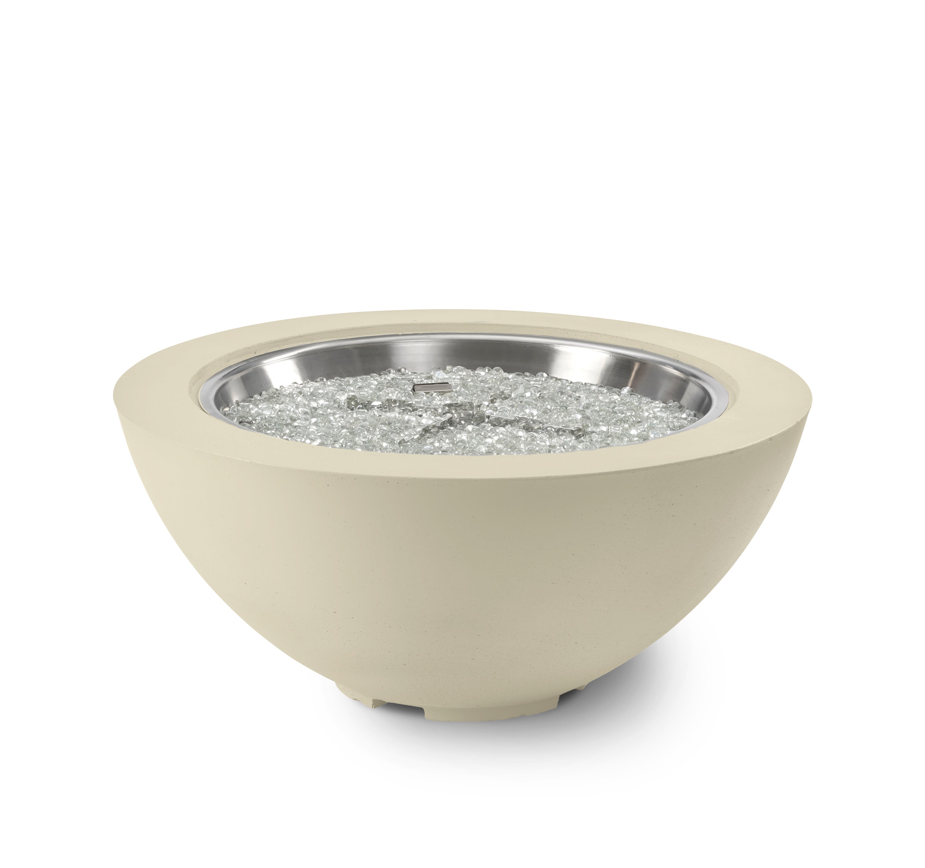 Cove Concrete Bowl Gas Fire Pit