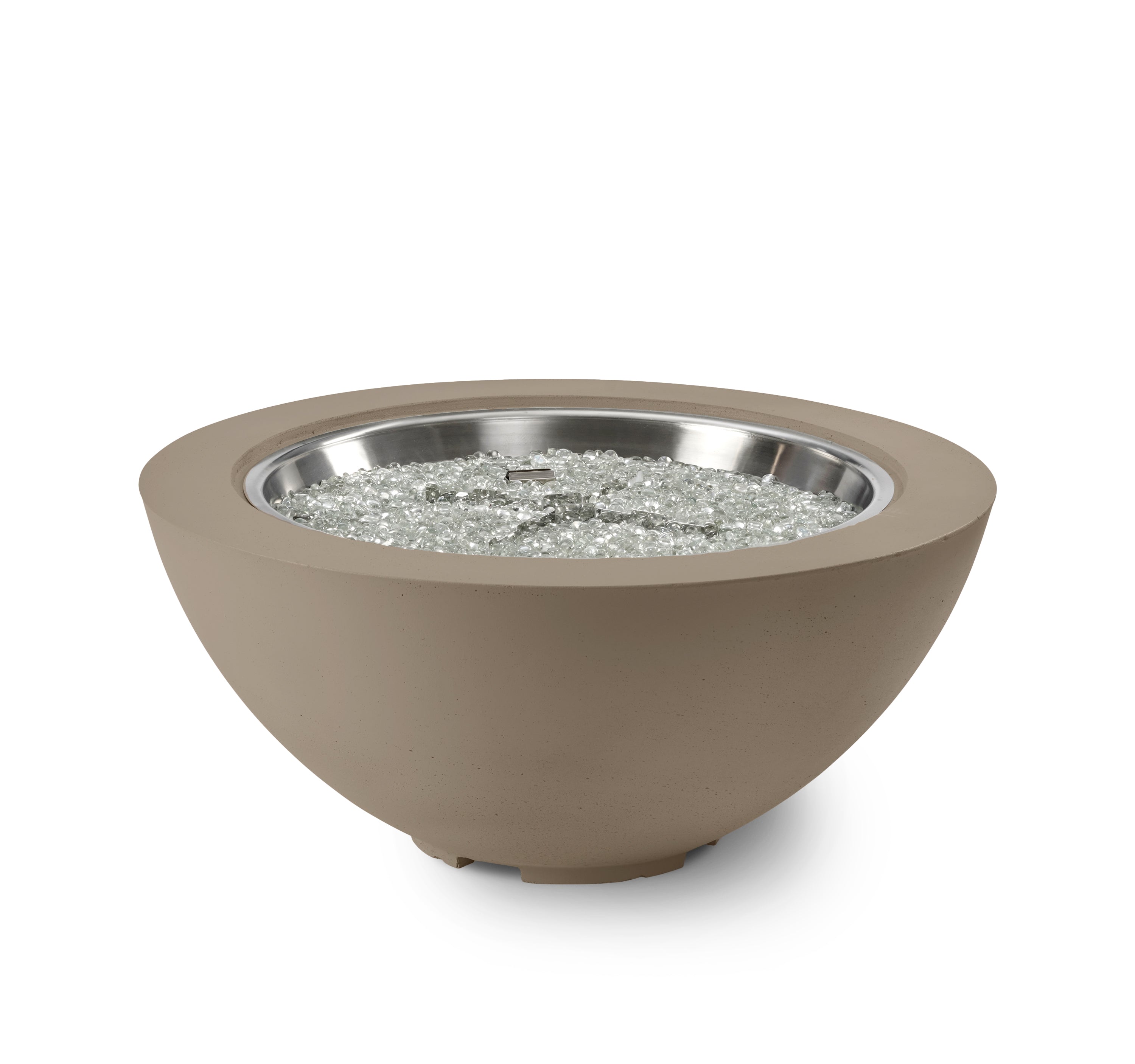 Cove Concrete Bowl Gas Fire Pit