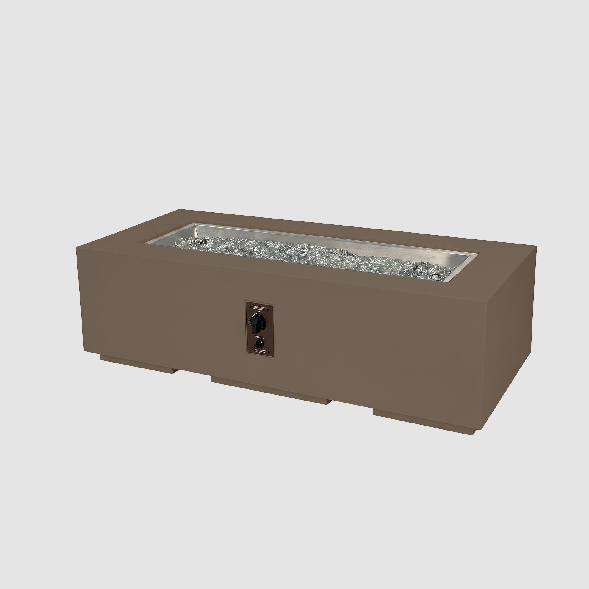 Cove Concrete Linear Gas Fire Pit