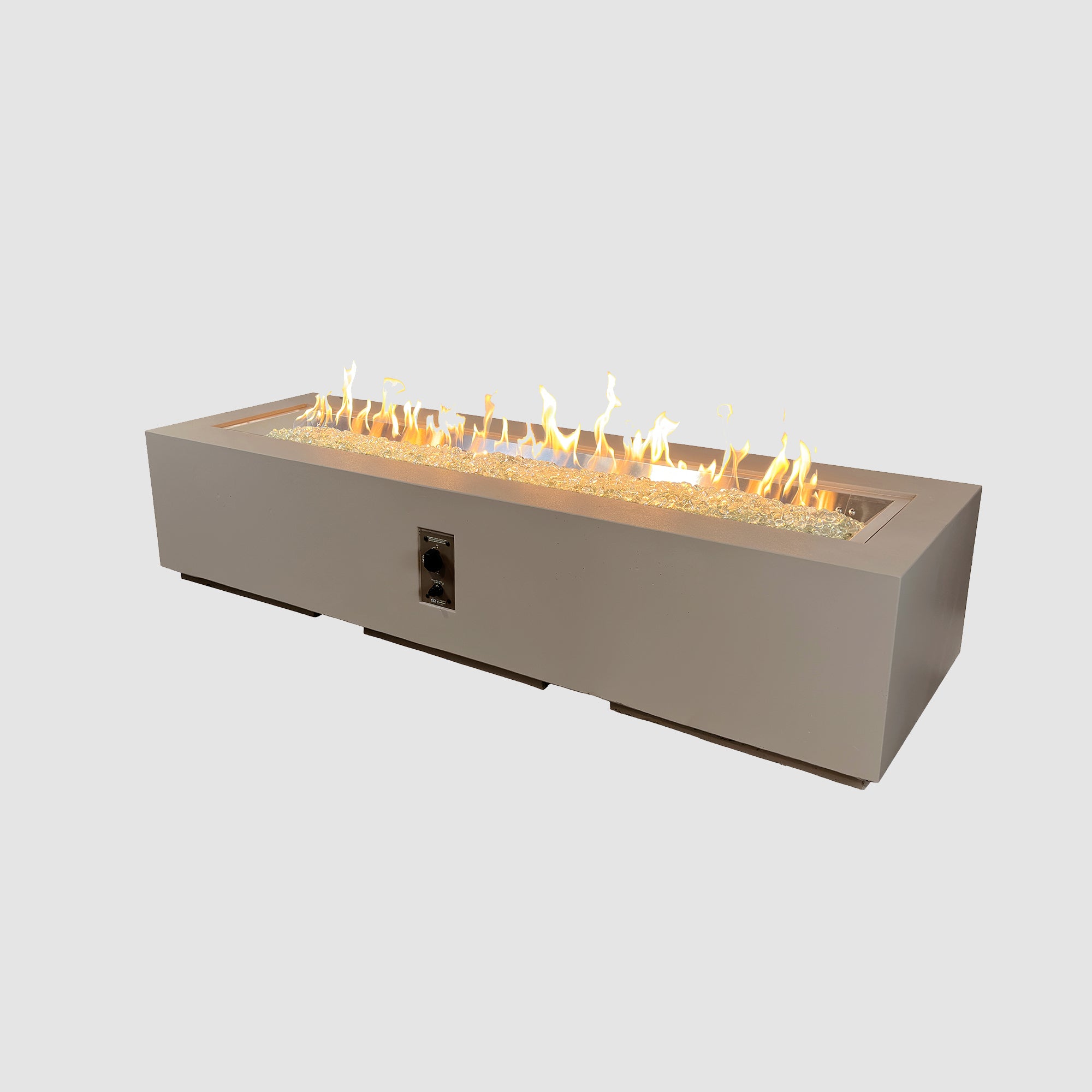 Cove Concrete Linear Gas Fire Pit