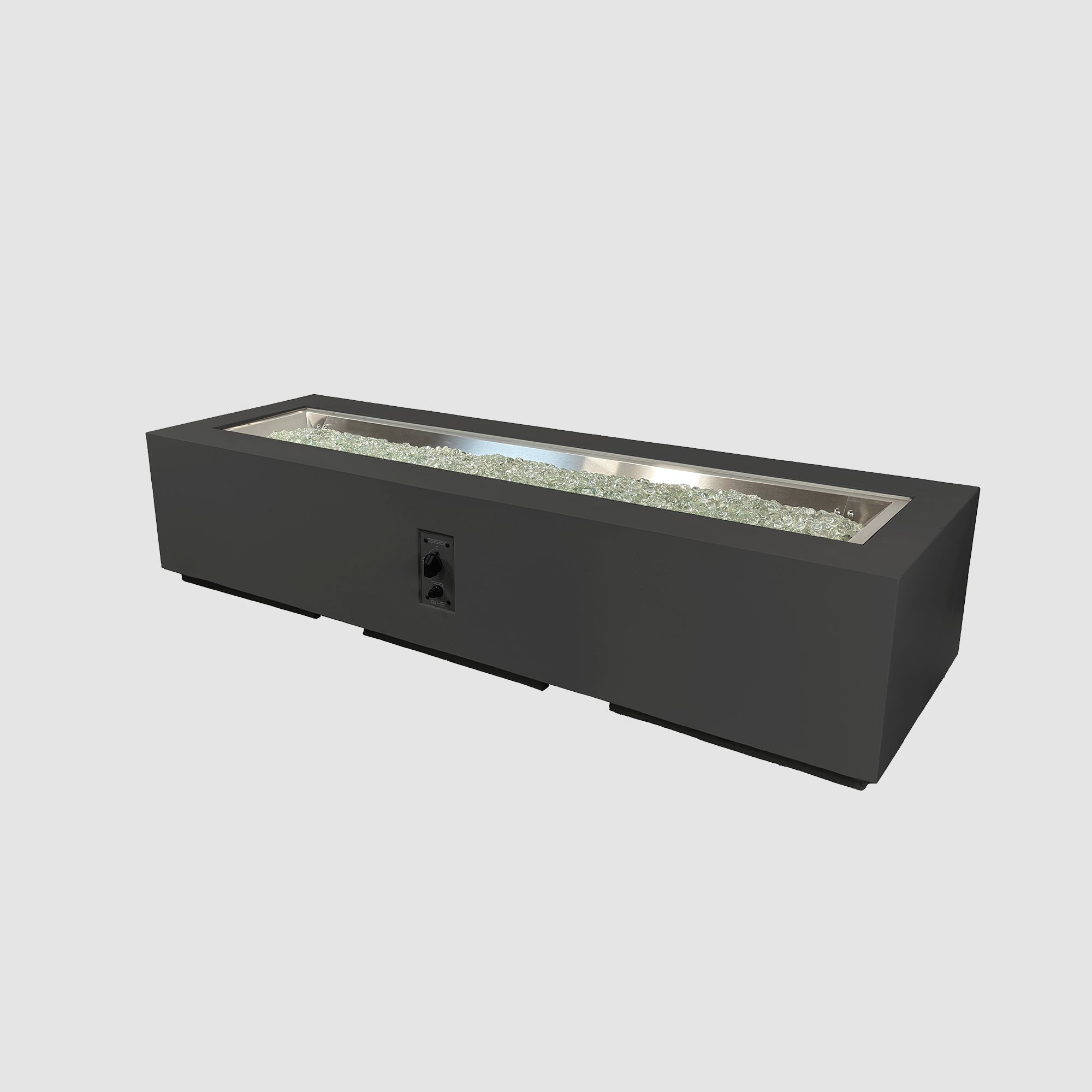 Cove Concrete Linear Gas Fire Pit