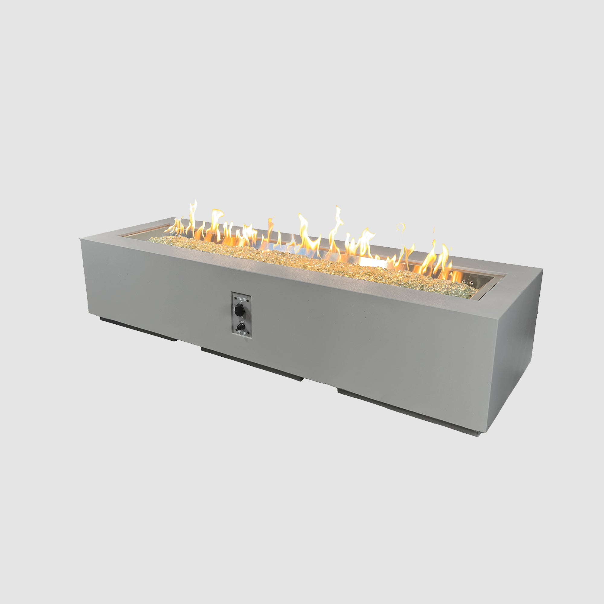 Cove Concrete Linear Gas Fire Pit