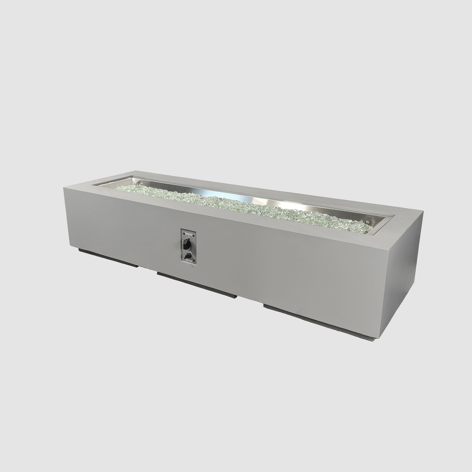 Cove Concrete Linear Gas Fire Pit