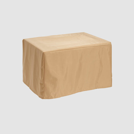 The Alcott Fire Table Protective Cover on a grey background