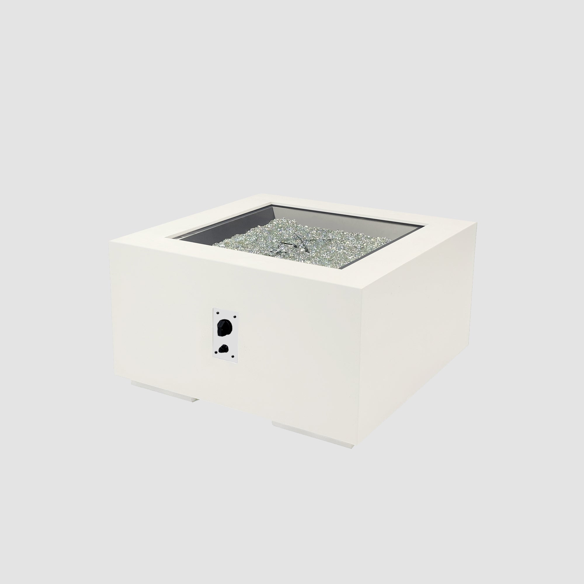 Cove Concrete Square Gas Fire Pit Table