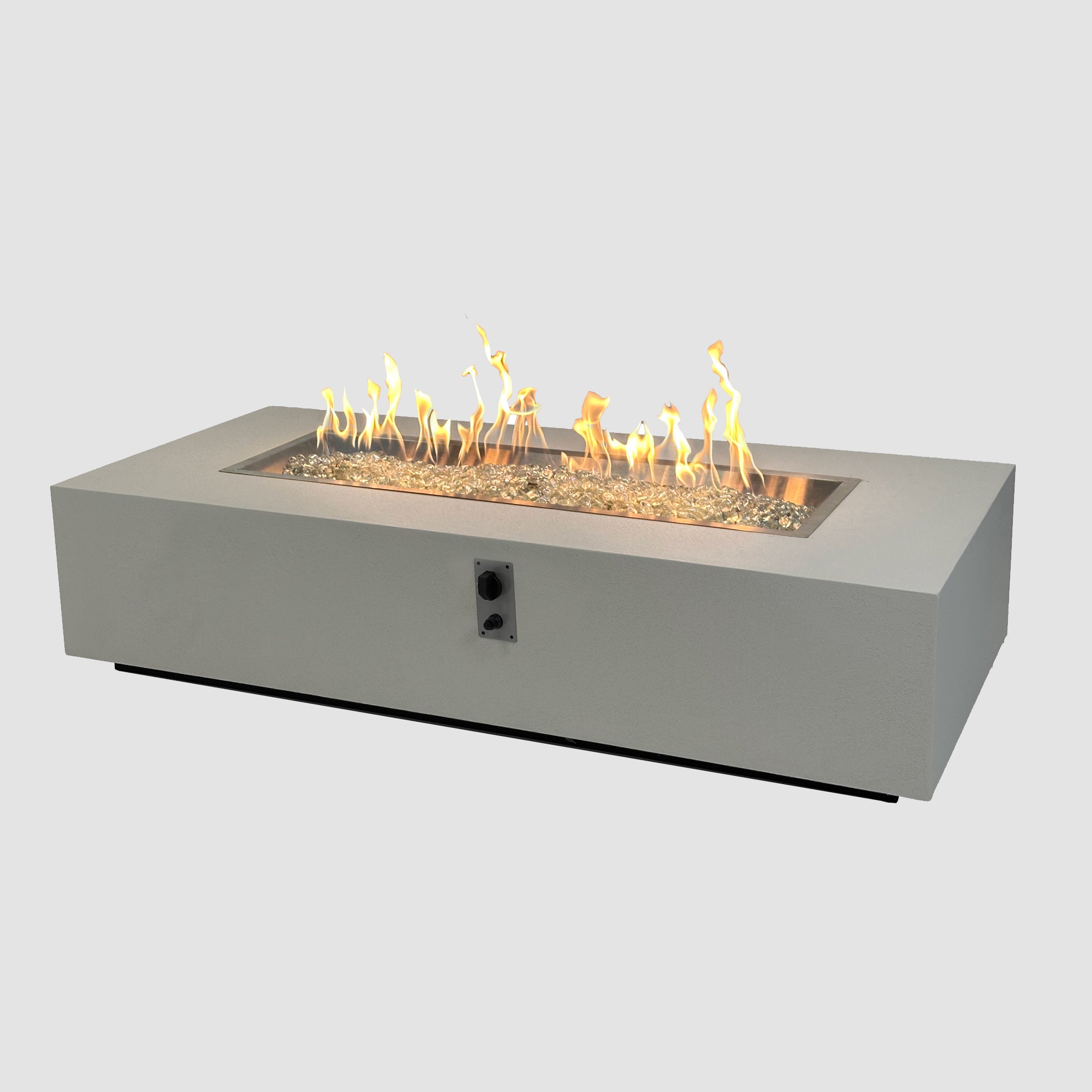 Vosera Linear Gas Fire Pit Table