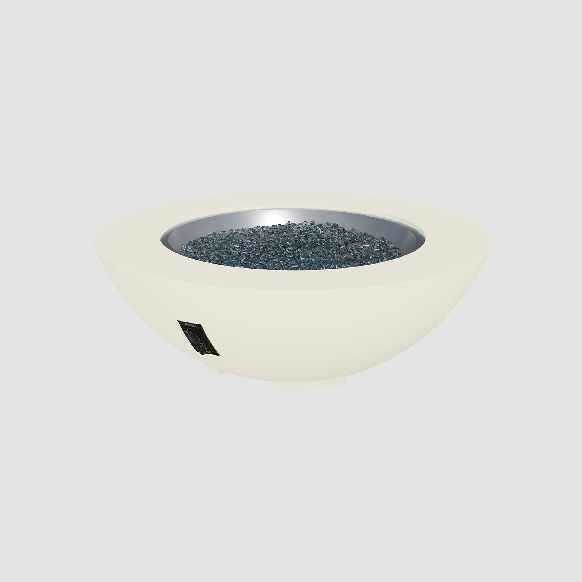 Cove Concrete Bowl Gas Fire Pit