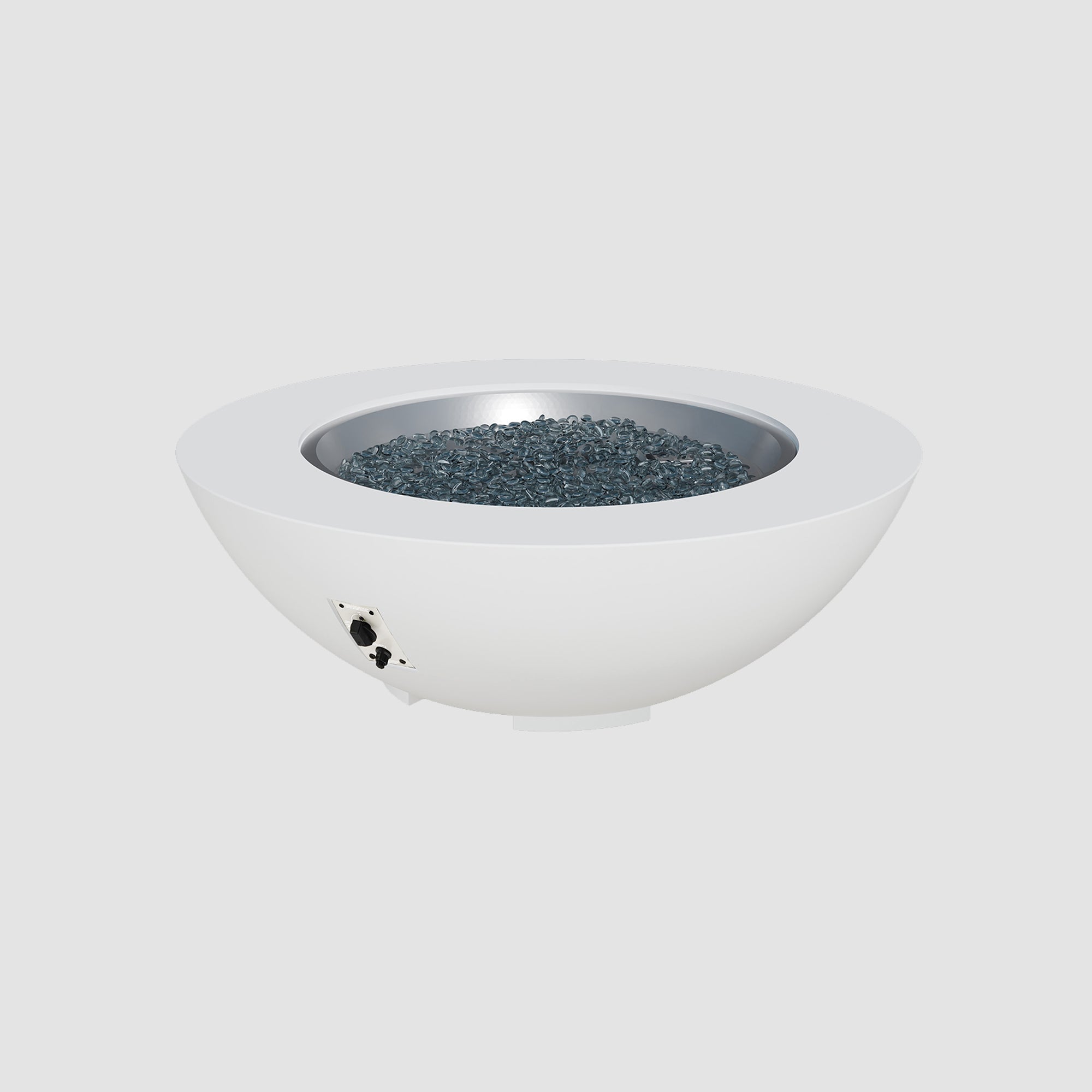 Cove Concrete Bowl Gas Fire Pit