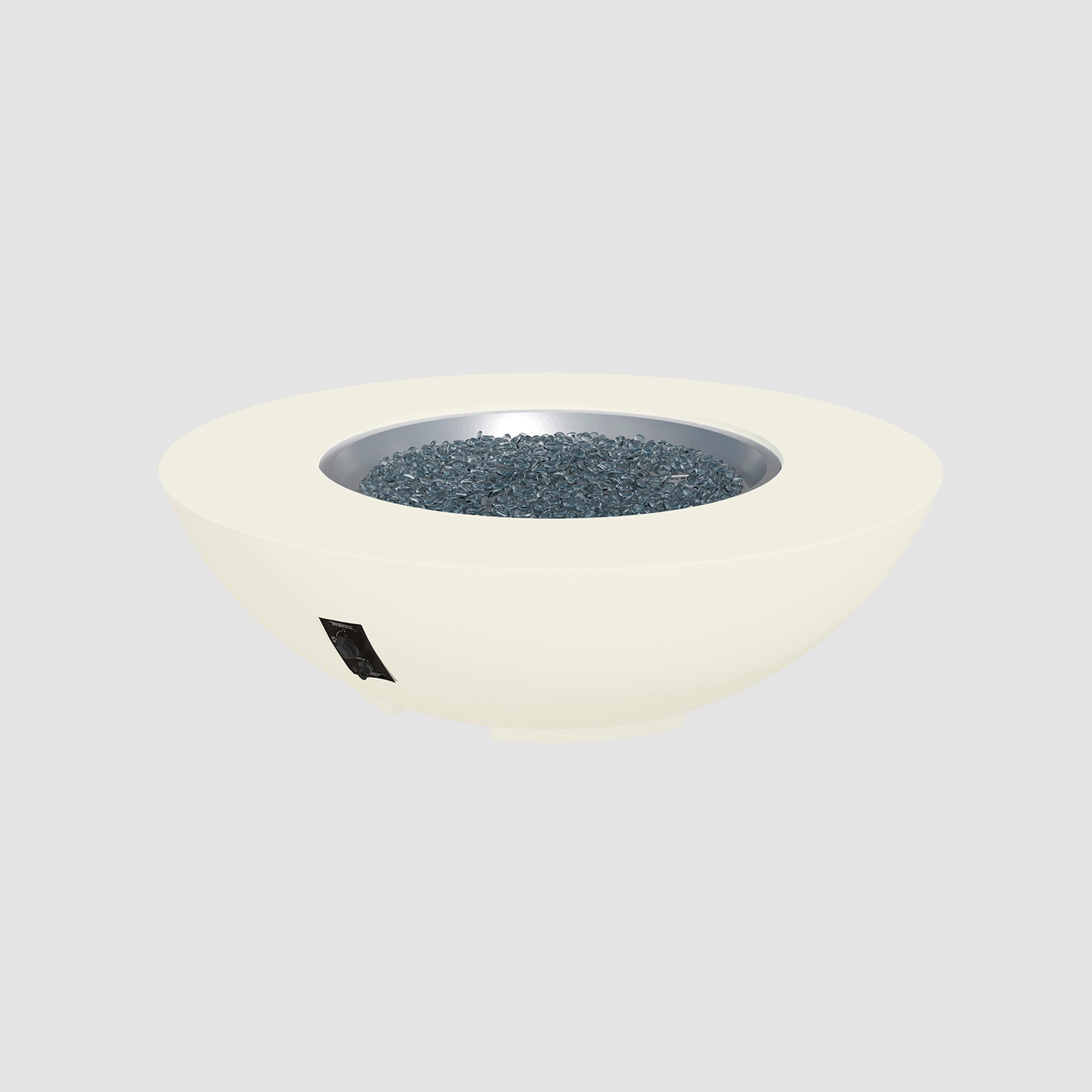 Cove Concrete Bowl Gas Fire Pit