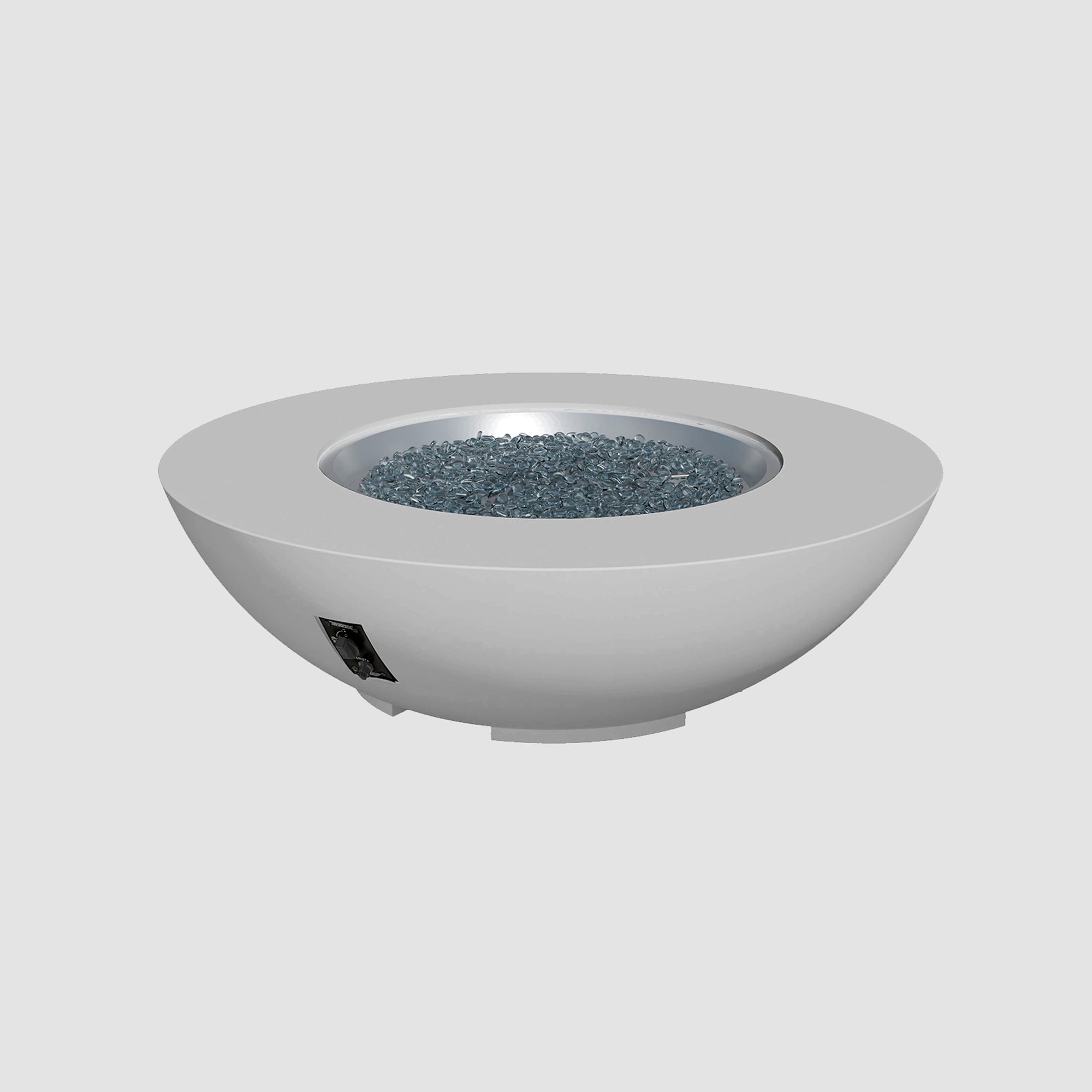 Cove Concrete Bowl Gas Fire Pit