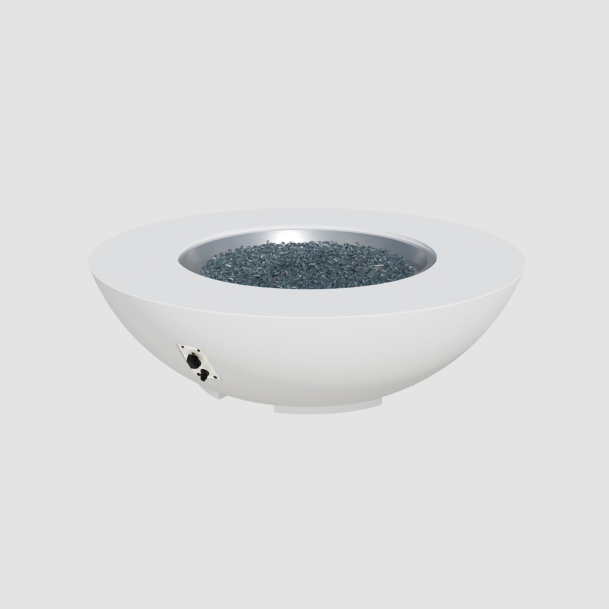 Cove Concrete Bowl Gas Fire Pit