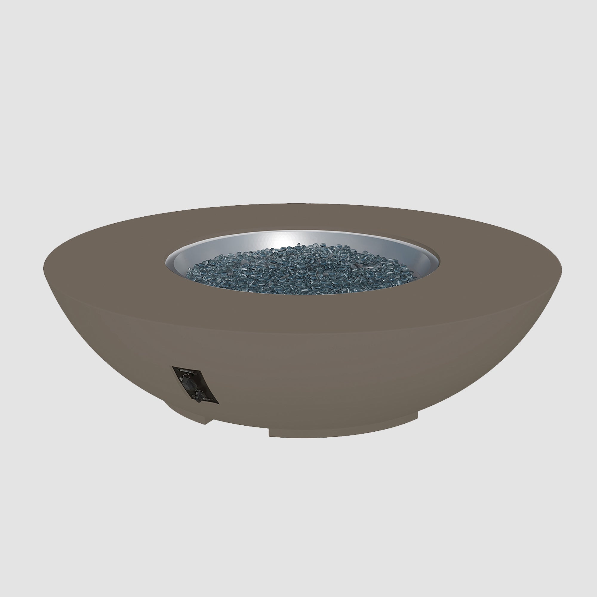 Cove Concrete Bowl Gas Fire Pit