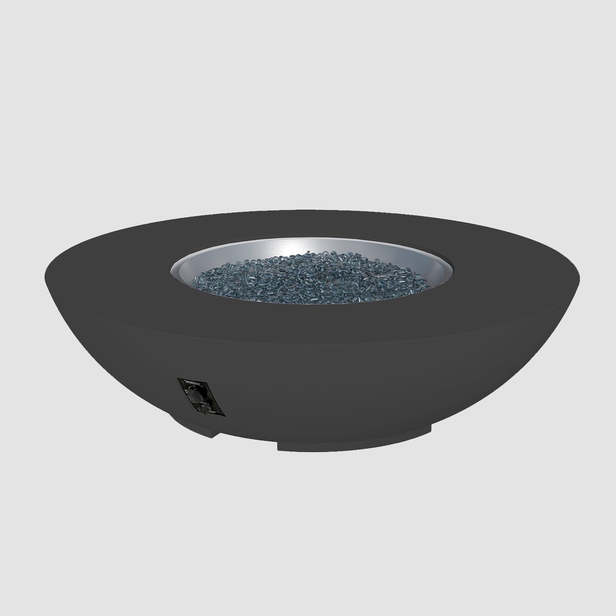Cove Concrete Bowl Gas Fire Pit