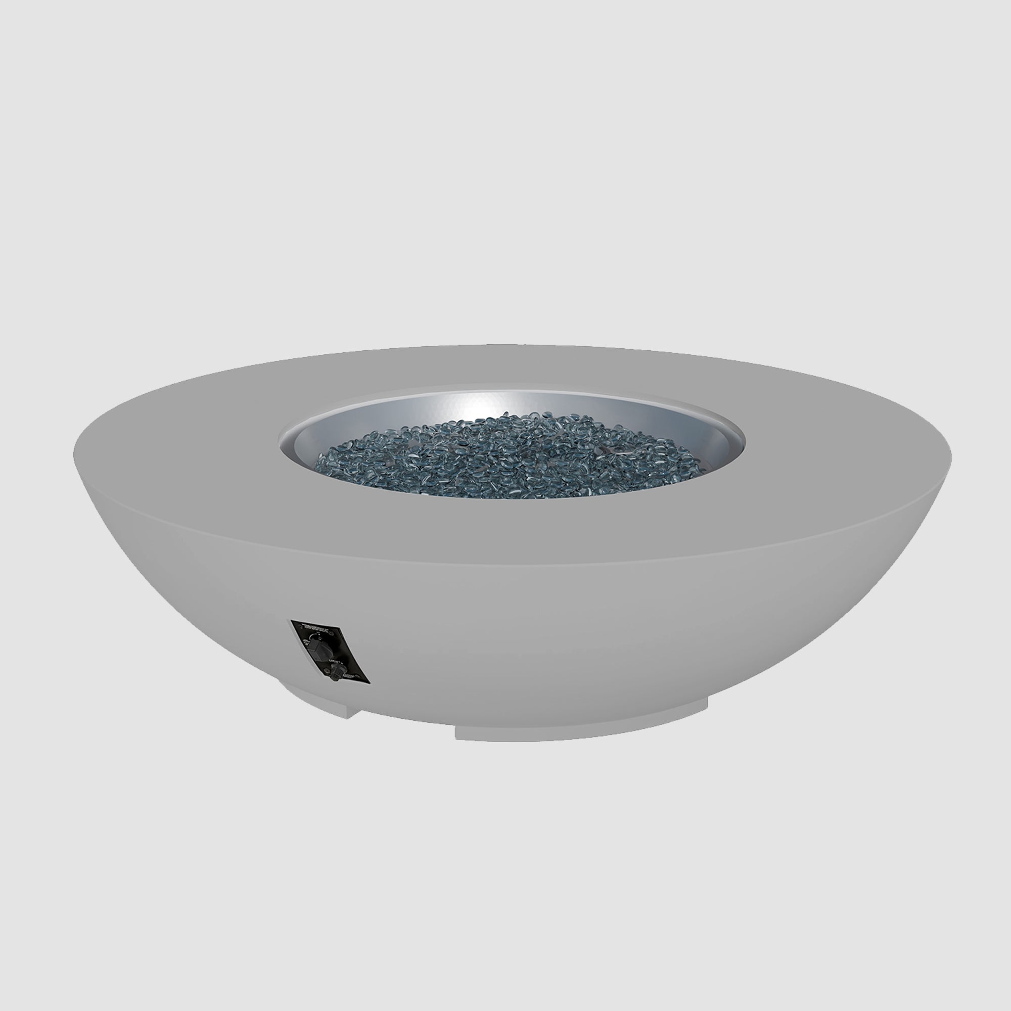 Cove Concrete Bowl Gas Fire Pit