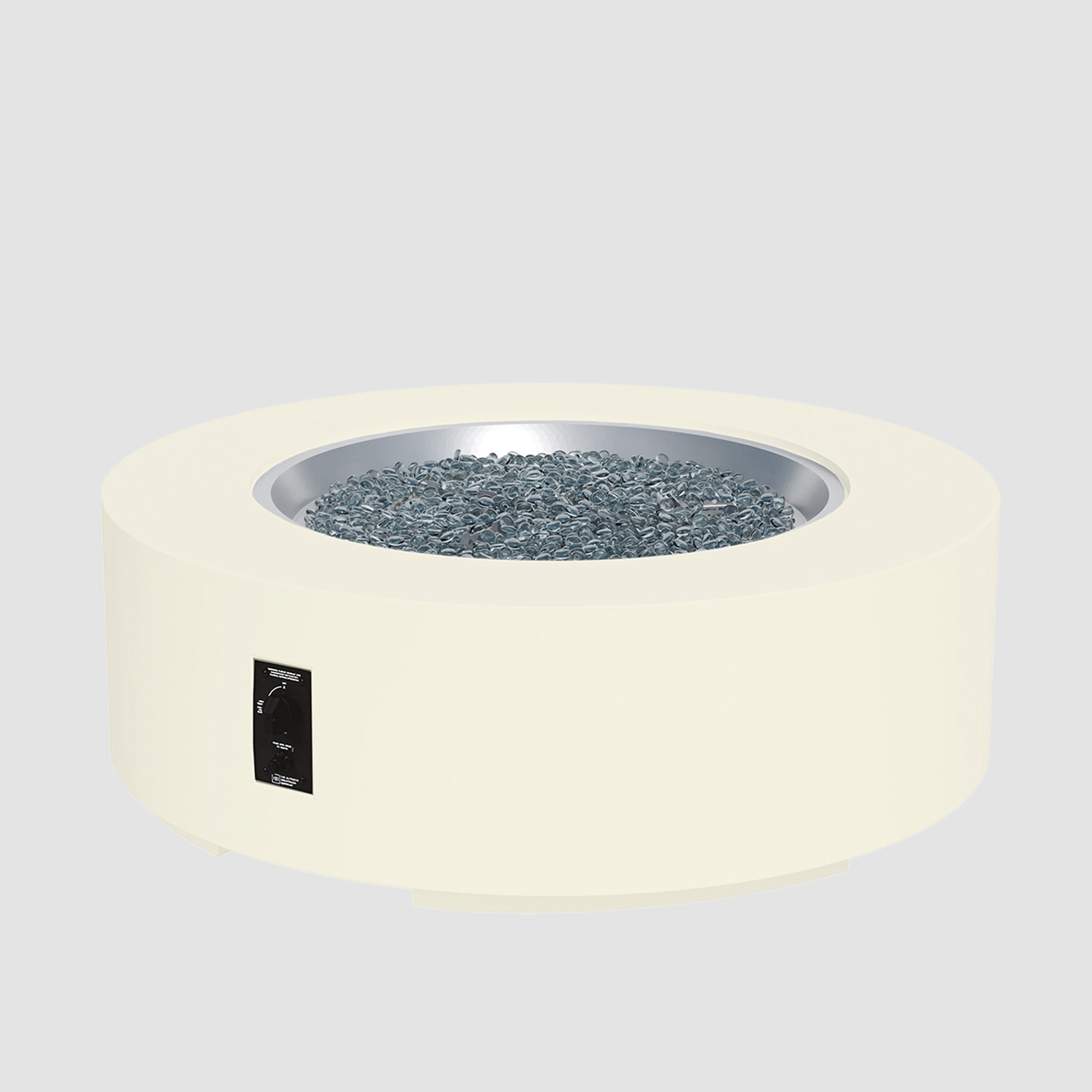 Cove Concrete Round Gas Fire Pit Table