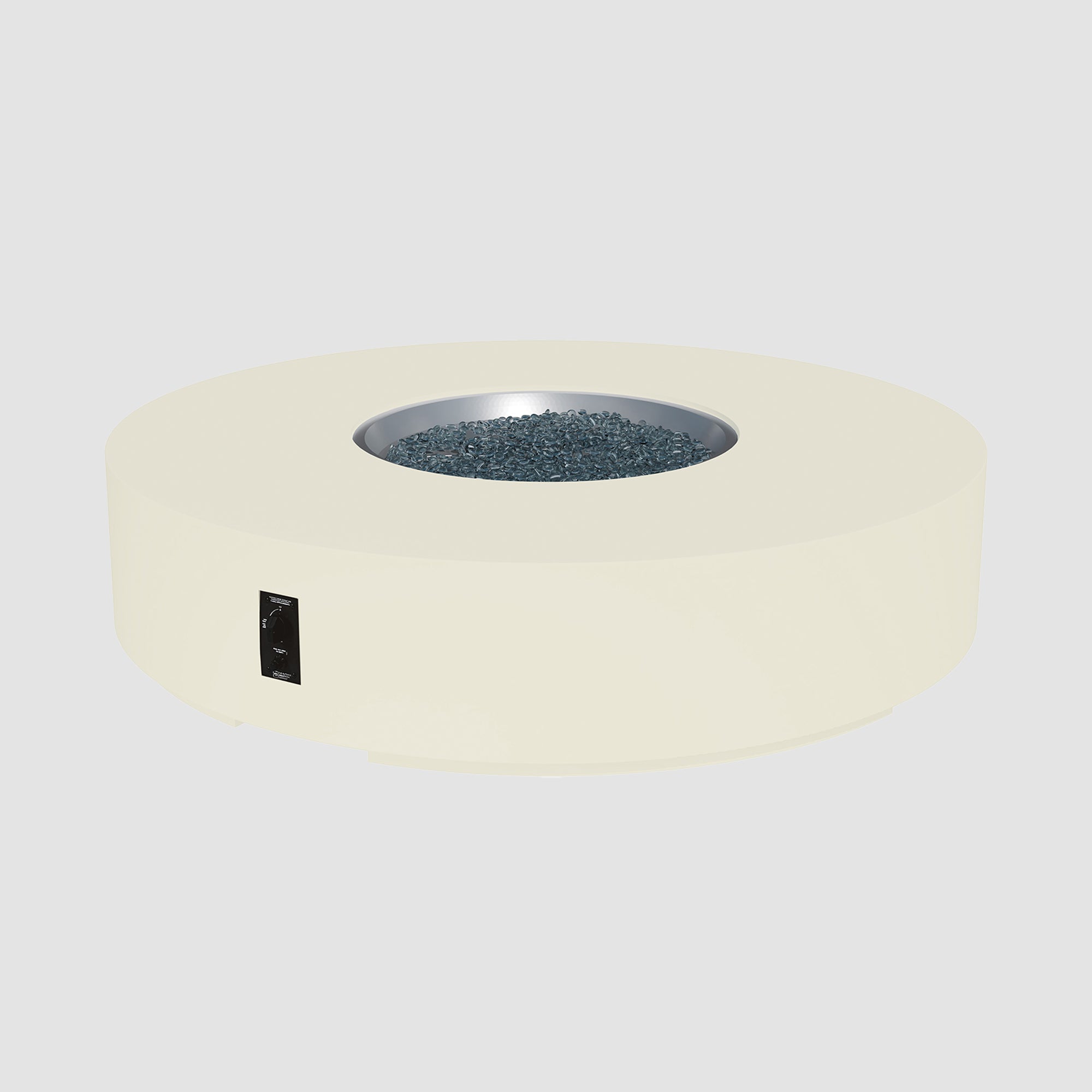 Cove Concrete Round Gas Fire Pit Table