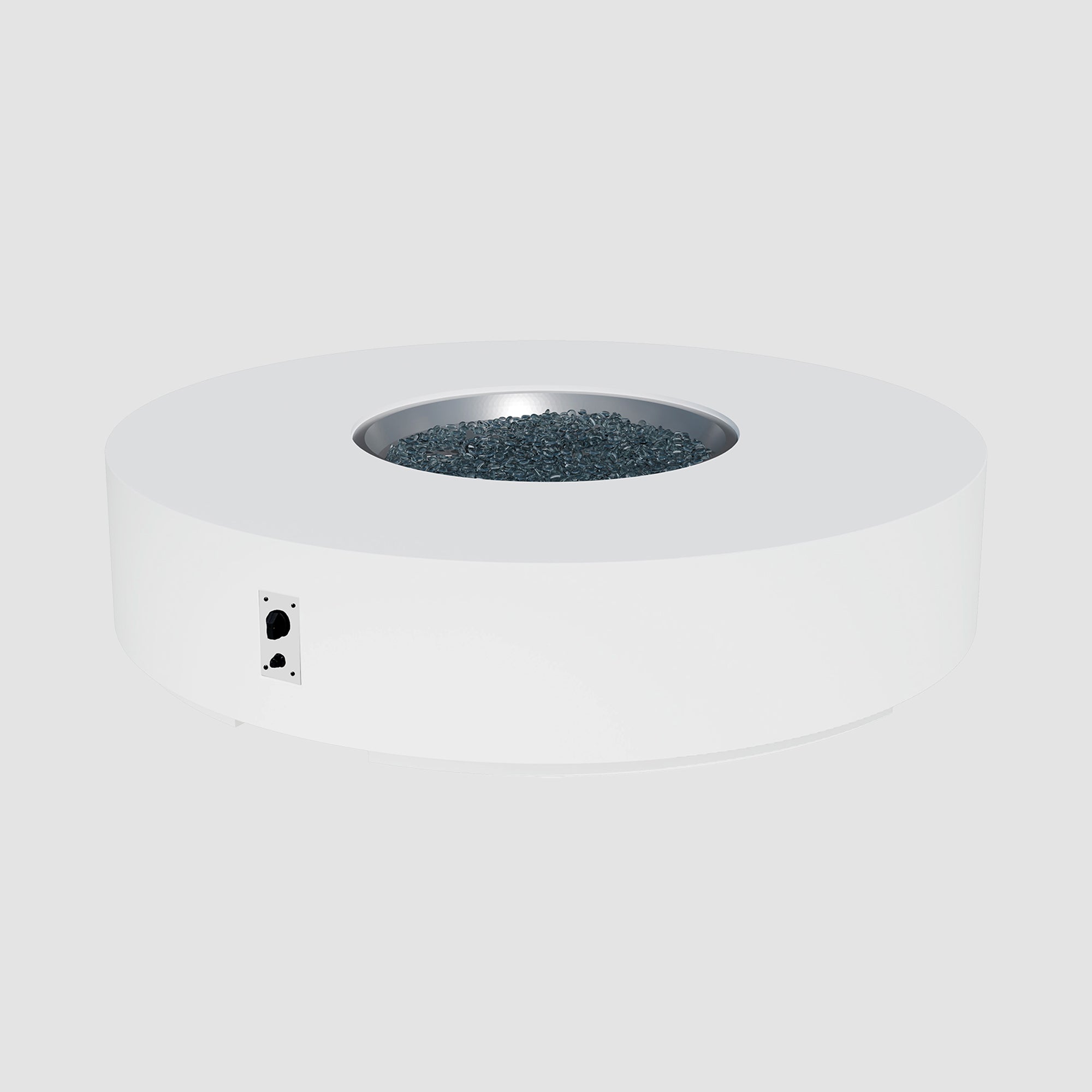 Cove Concrete Round Gas Fire Pit Table
