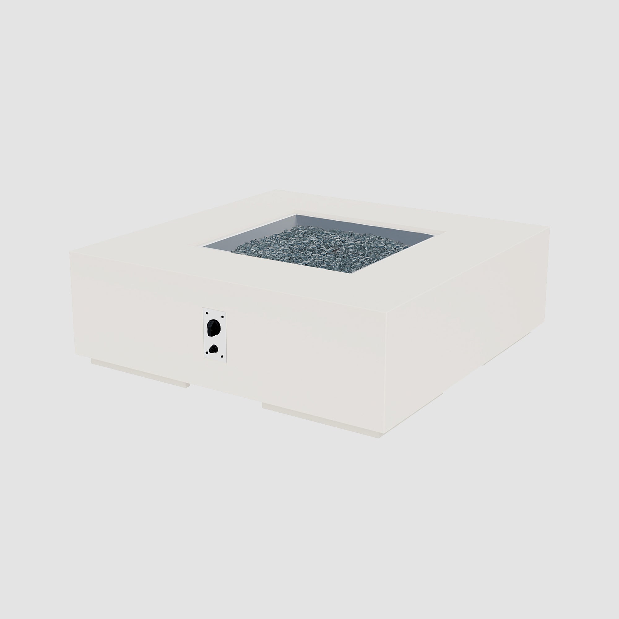 Cove Concrete Square Gas Fire Pit Table