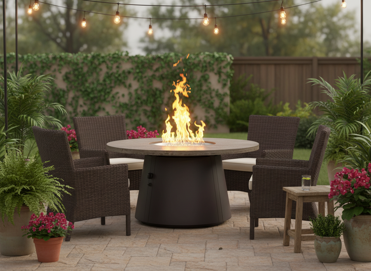 From Soil to Style: Embracing Earth Tones with Outdoor GreatRoom Fire Pits