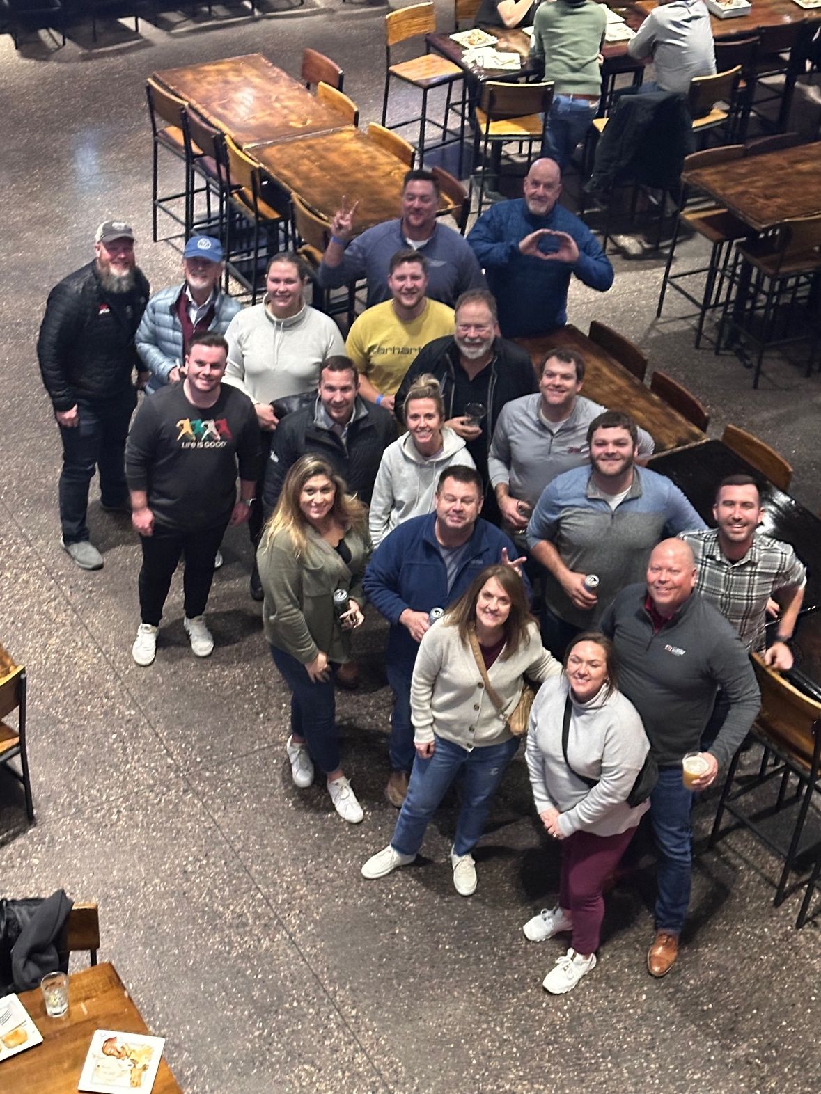 A team picture from OGC's Sales Rep Training in January