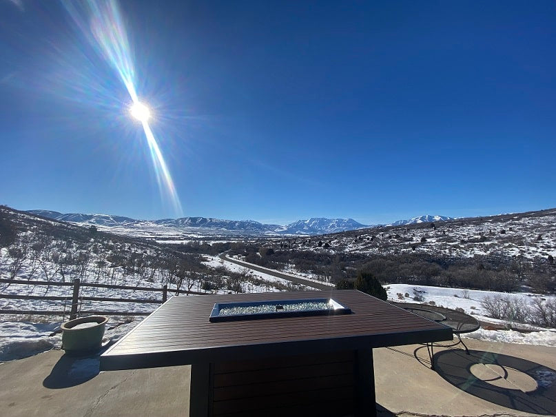 Can I Use My Fire Pit Table During the Winter?