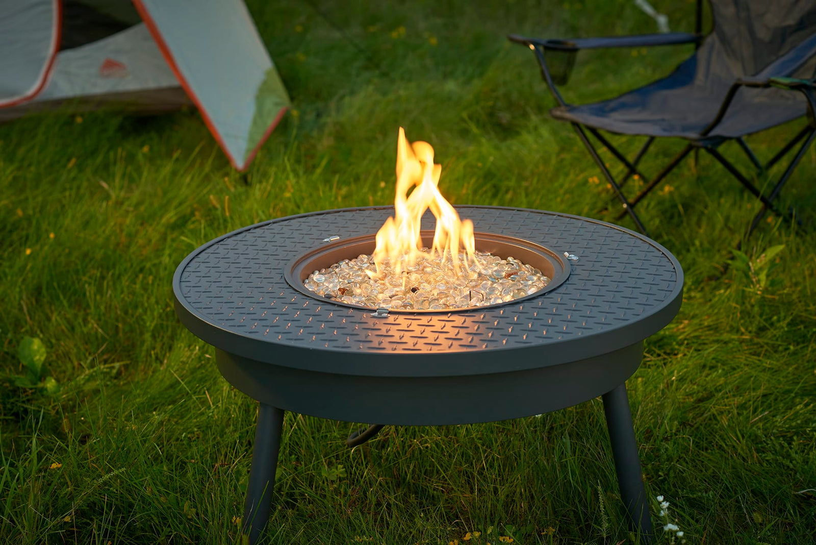 New Portable Gas Fire Pit from The Outdoor GreatRoom Company