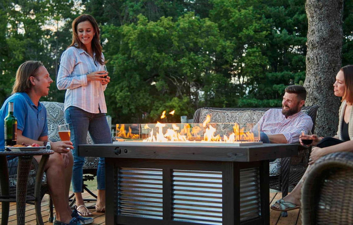 Outdoor Gas Fire Pit Tables | Outdoor GreatRooms