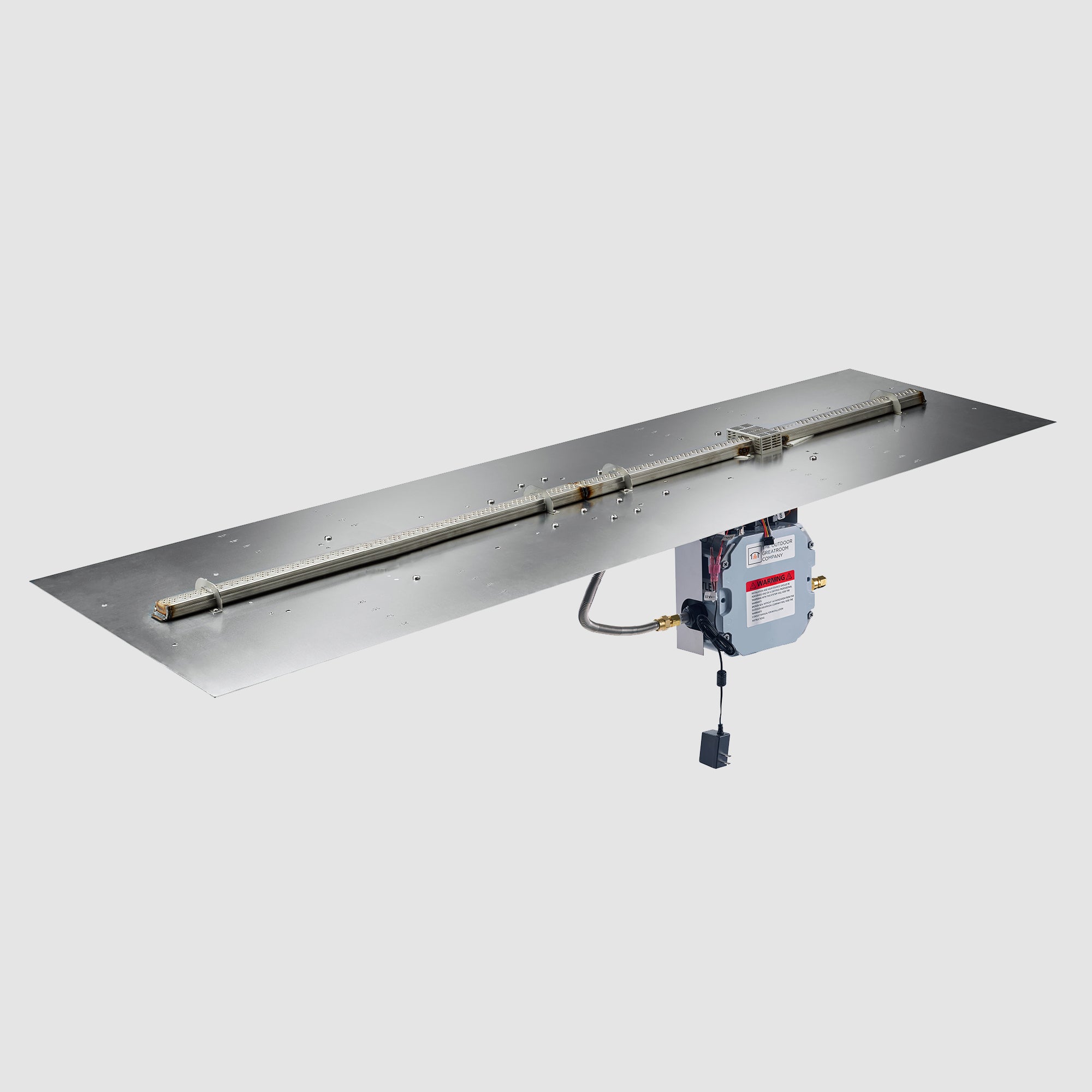 Crystal Fire Plus Linear Gas Burner Insert and Plate Kit