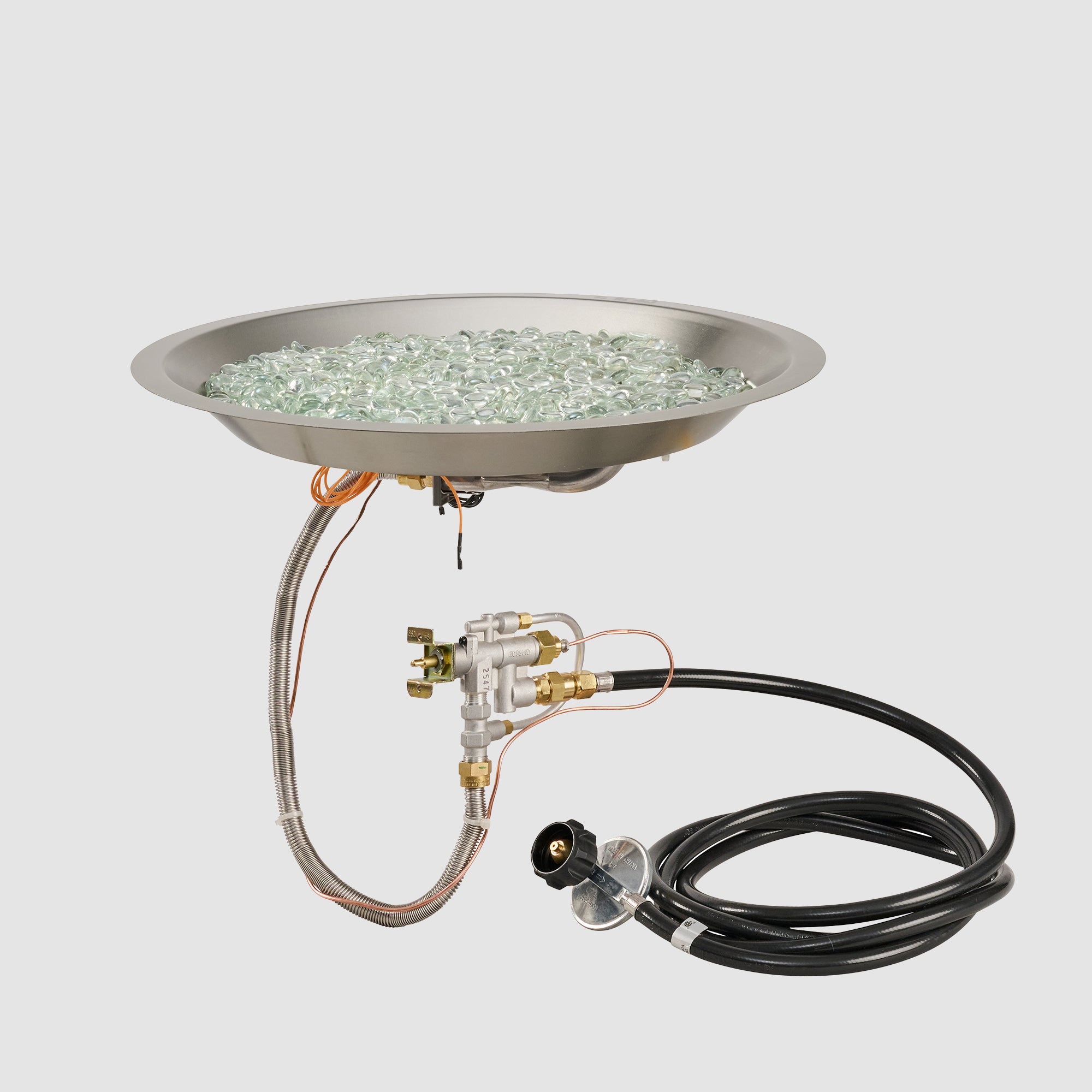 Crystal Fire Plus Round Gas Burner