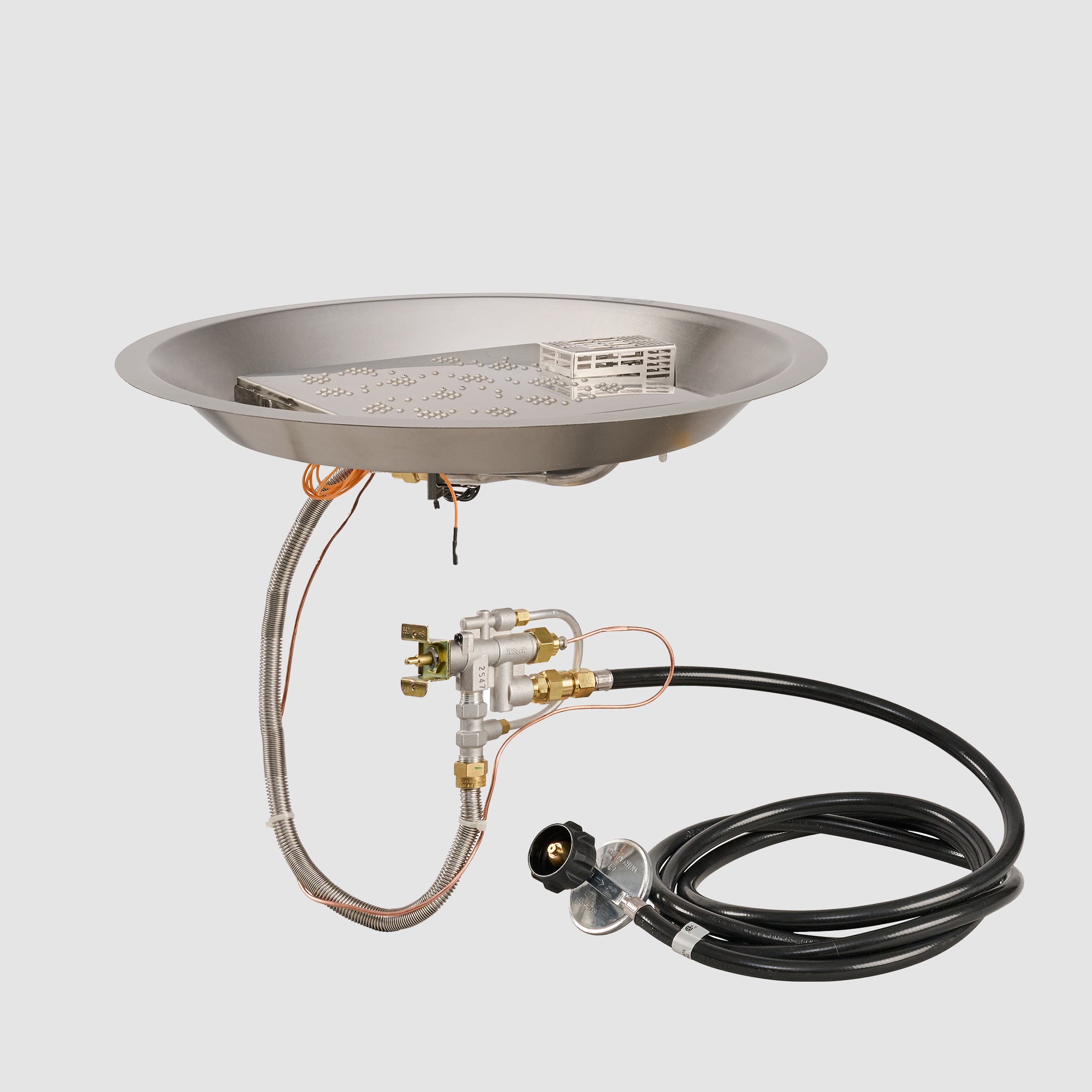 Crystal Fire Plus Round Gas Burner