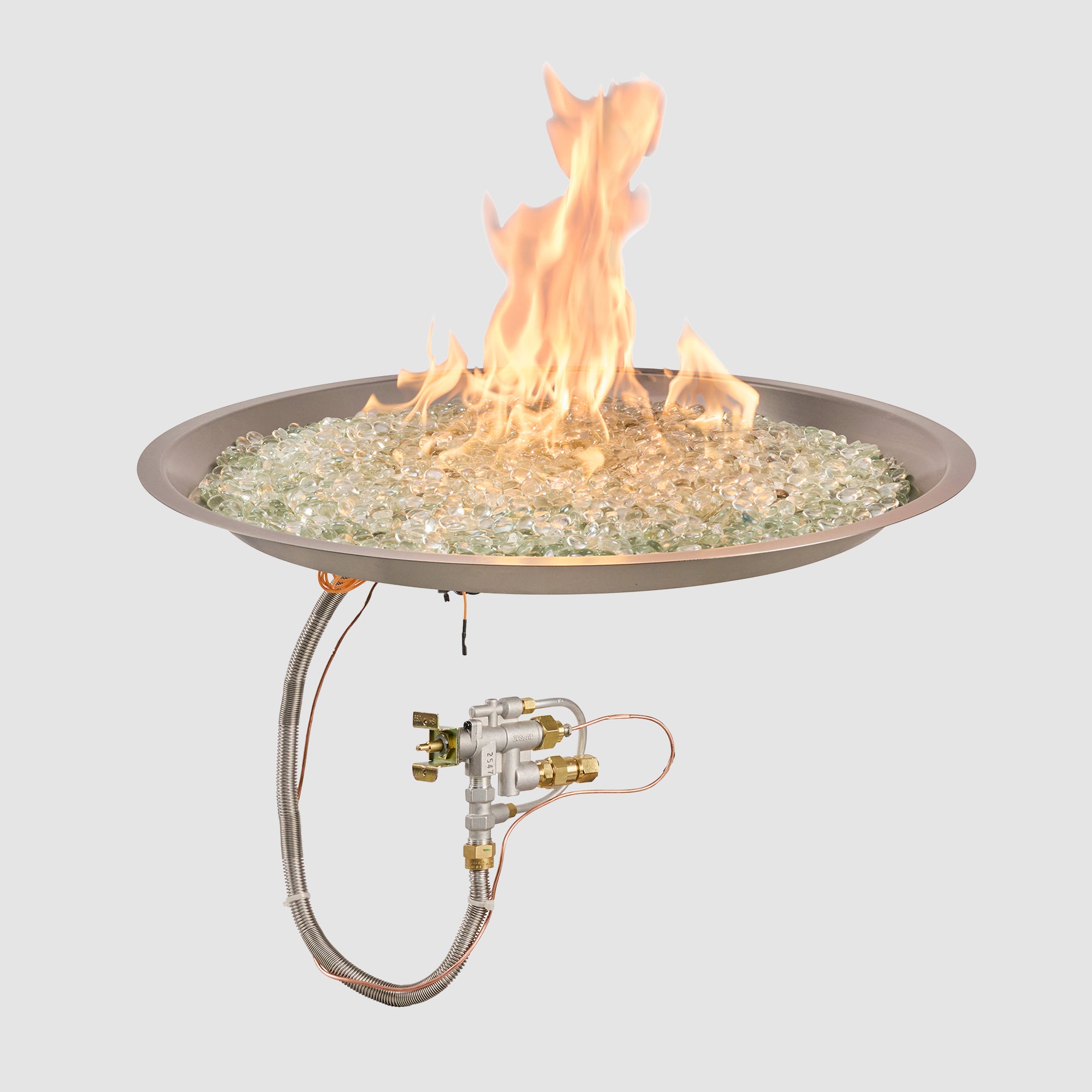Crystal Fire Plus Round Gas Burner