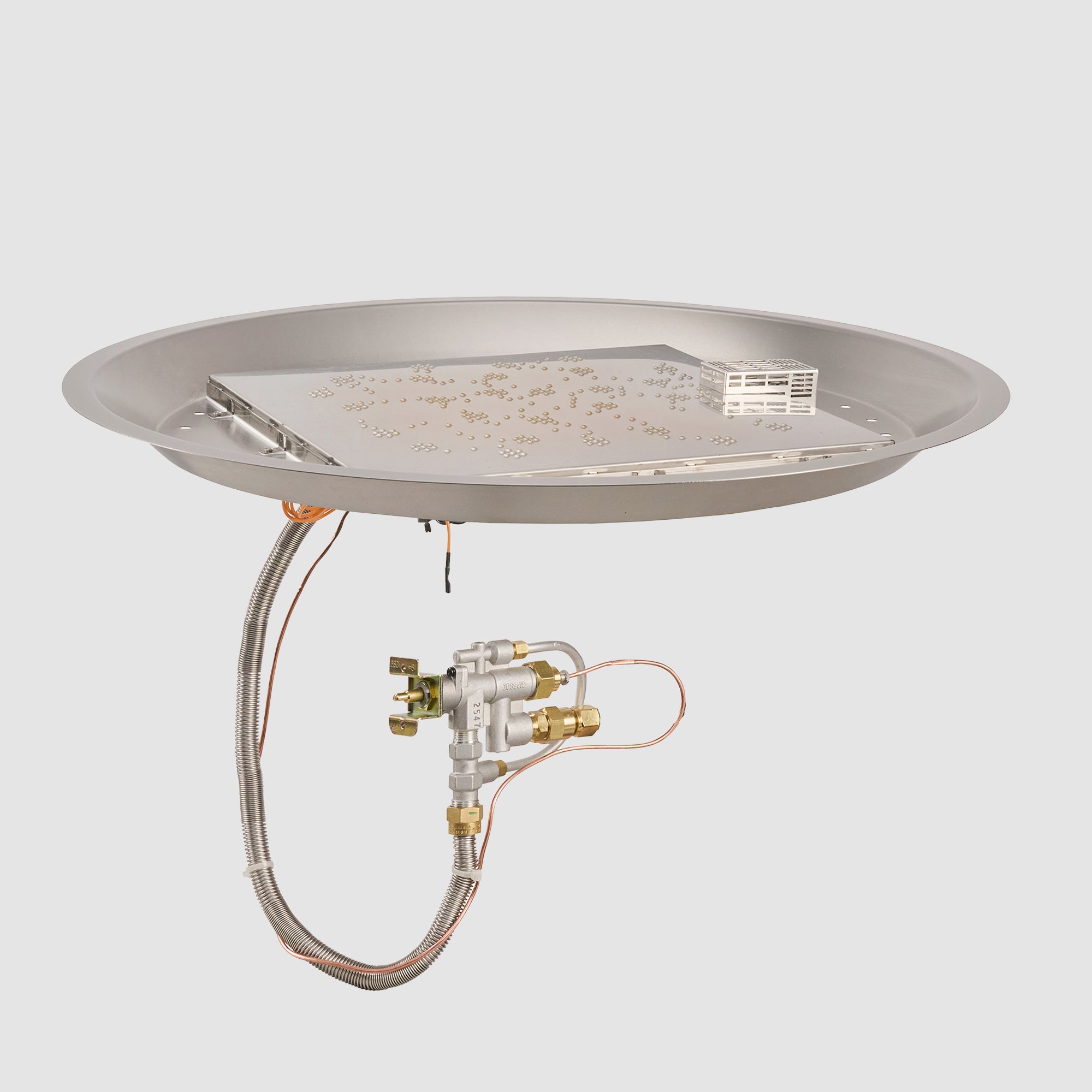 Crystal Fire Plus Round Gas Burner