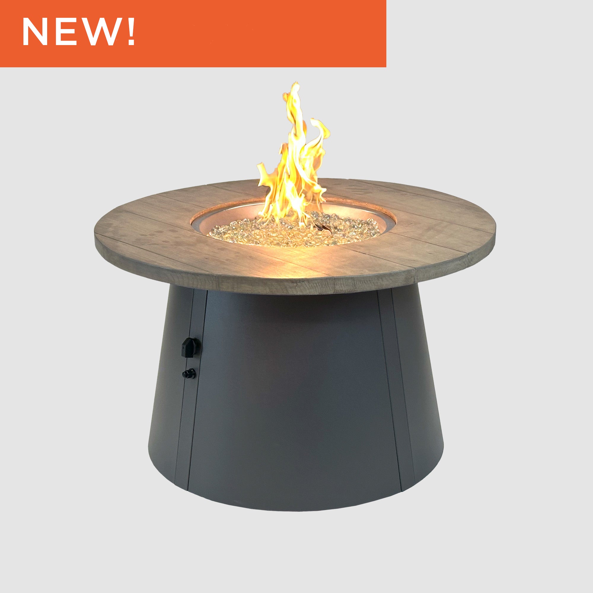 Cirvalo Round Gas Fire Pit Table