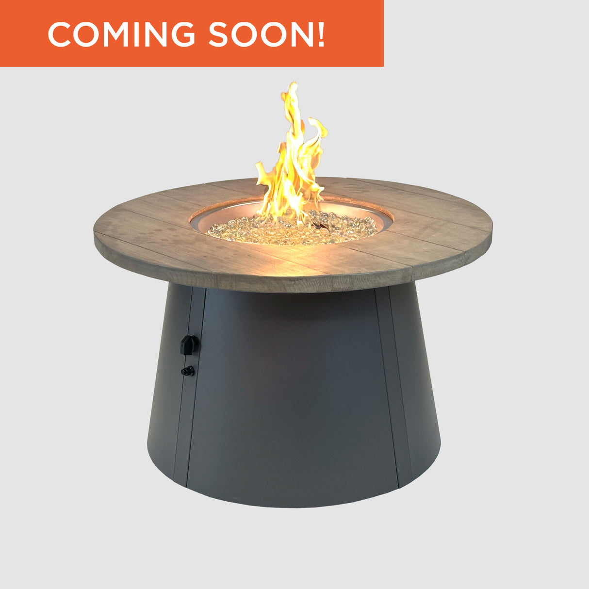 Cirvalo Round Gas Fire Pit Table