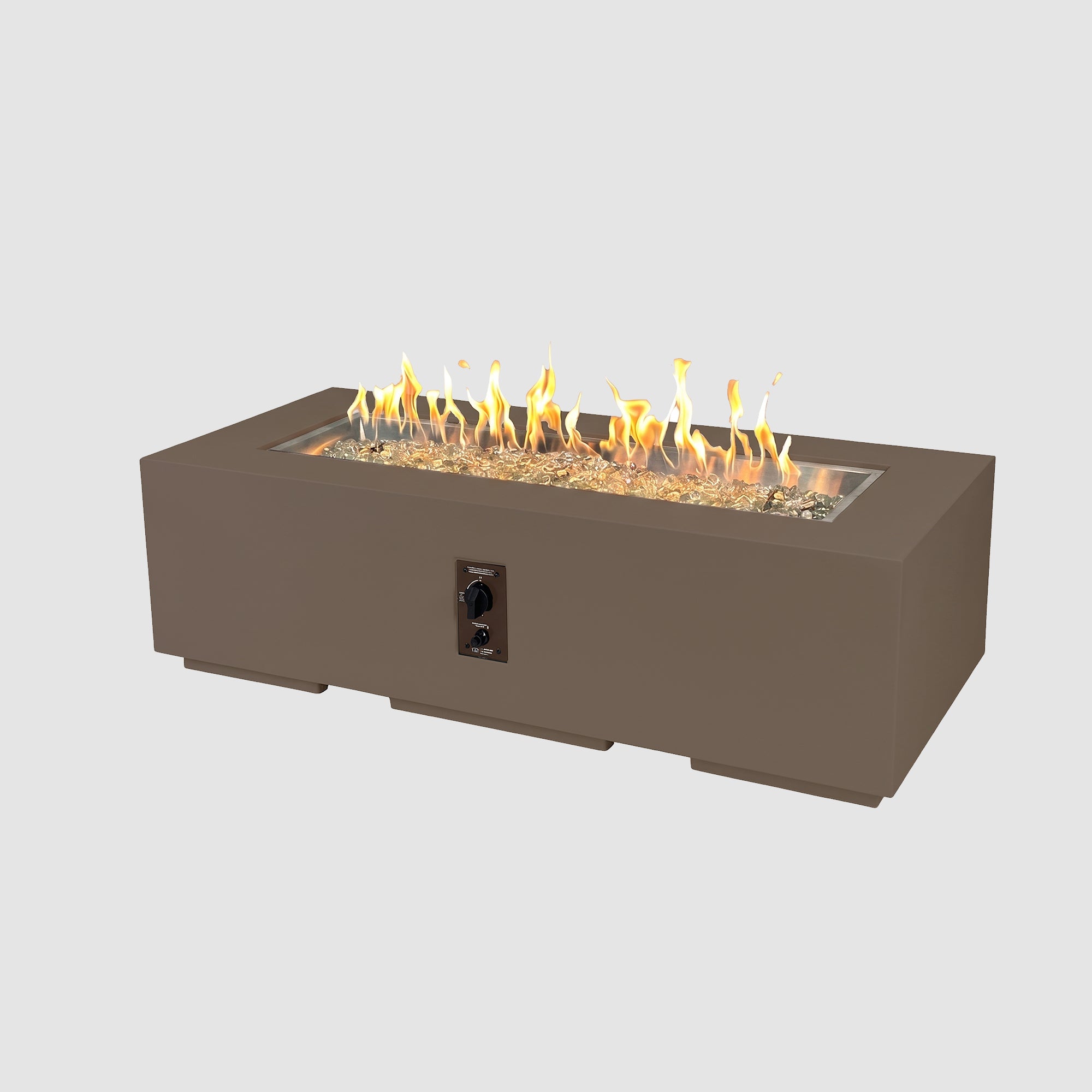 Cove Concrete Linear Gas Fire Pit