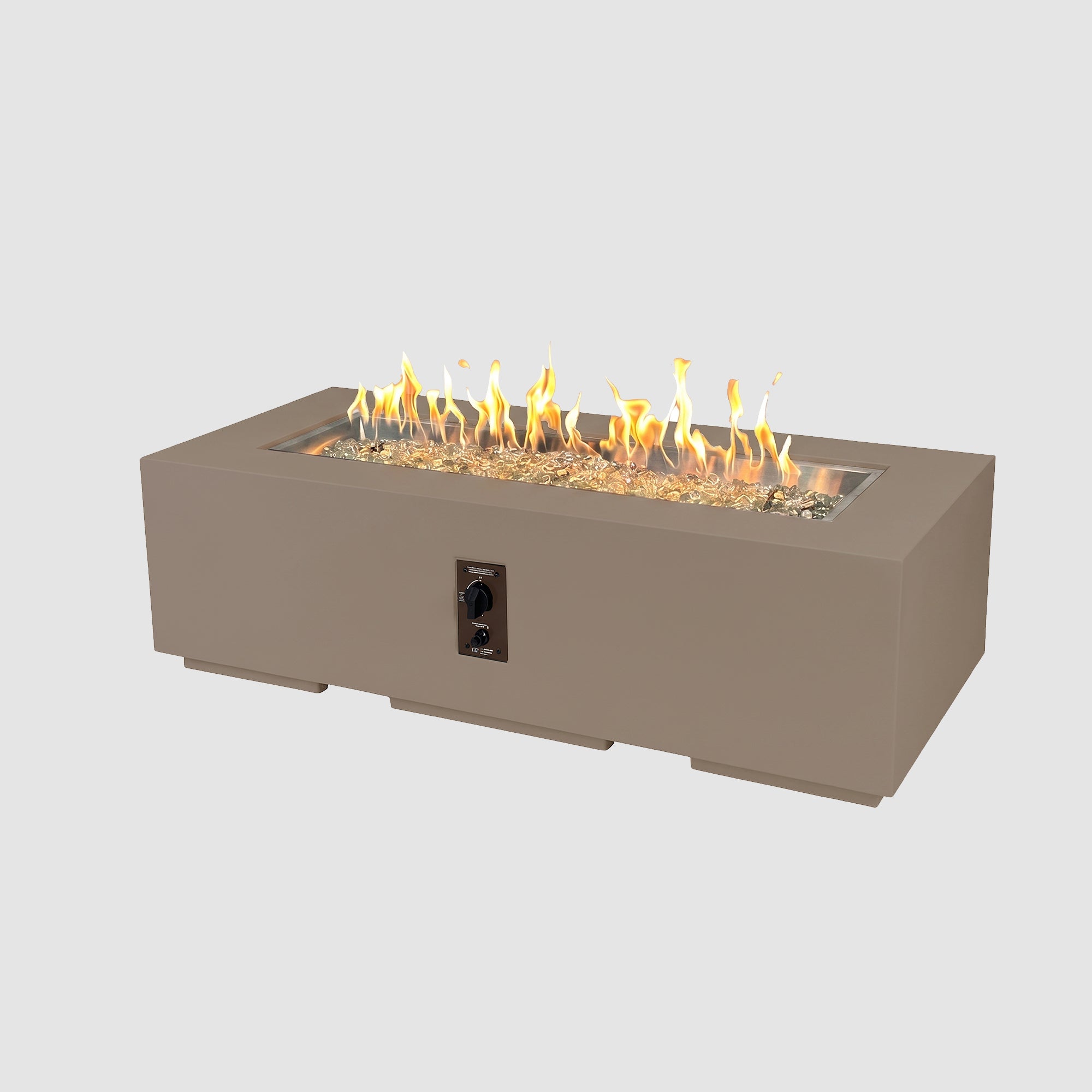 Cove Concrete Linear Gas Fire Pit