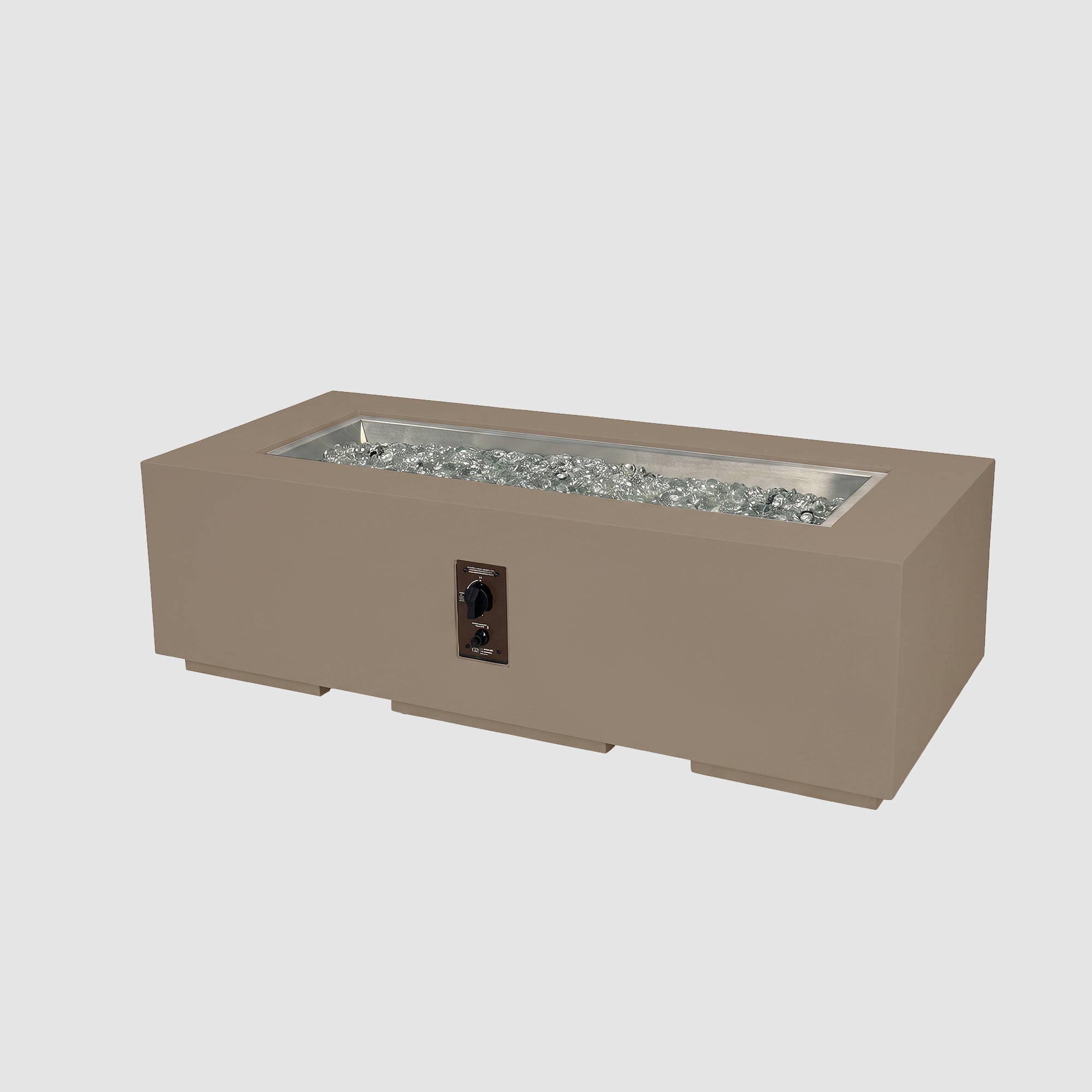 Cove Concrete Linear Gas Fire Pit