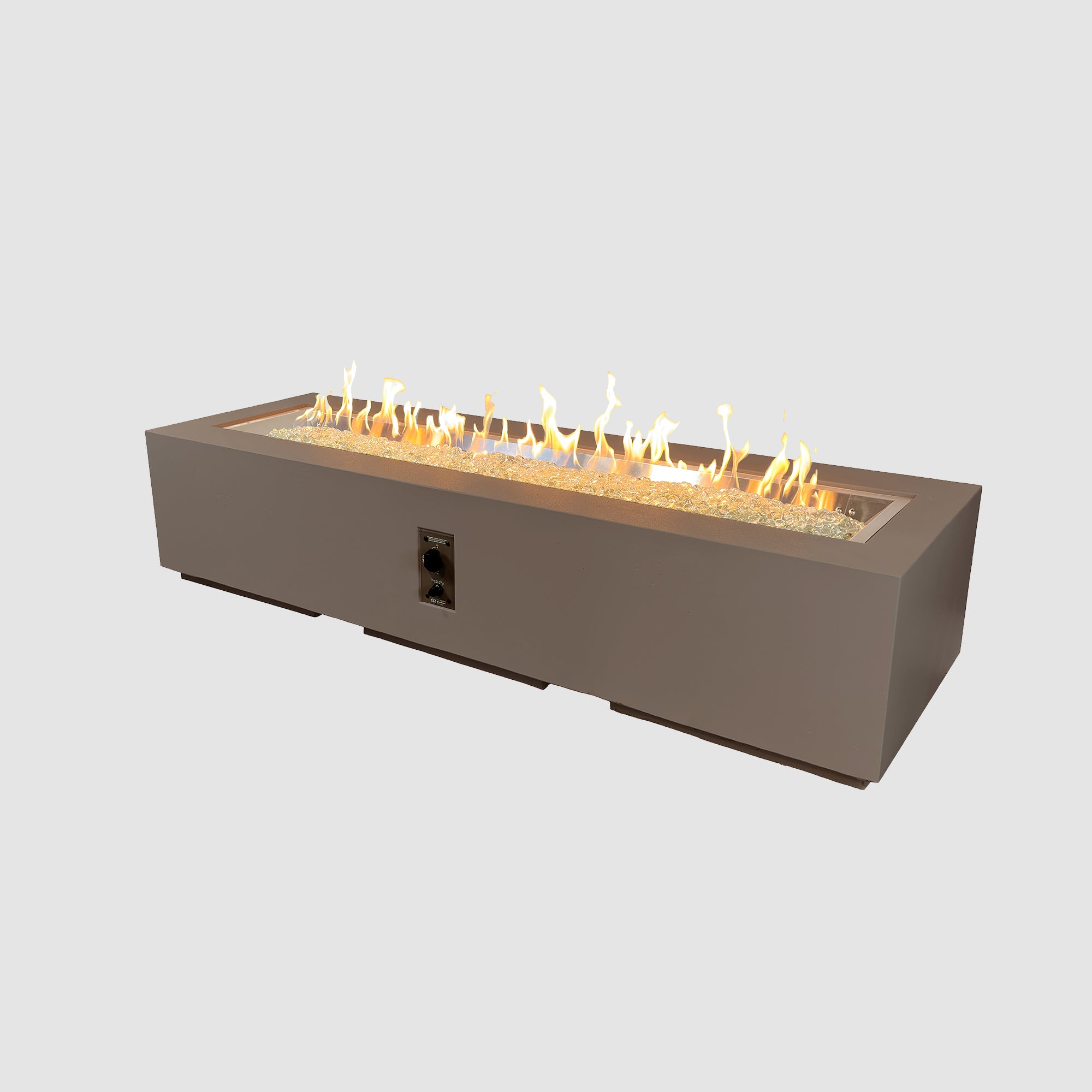 Cove Concrete Linear Gas Fire Pit